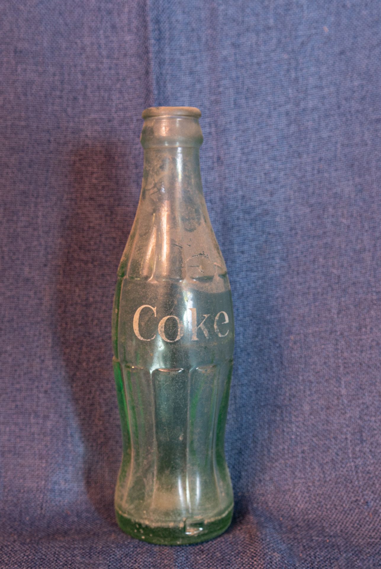 Coca Cola Green Glass Bottle