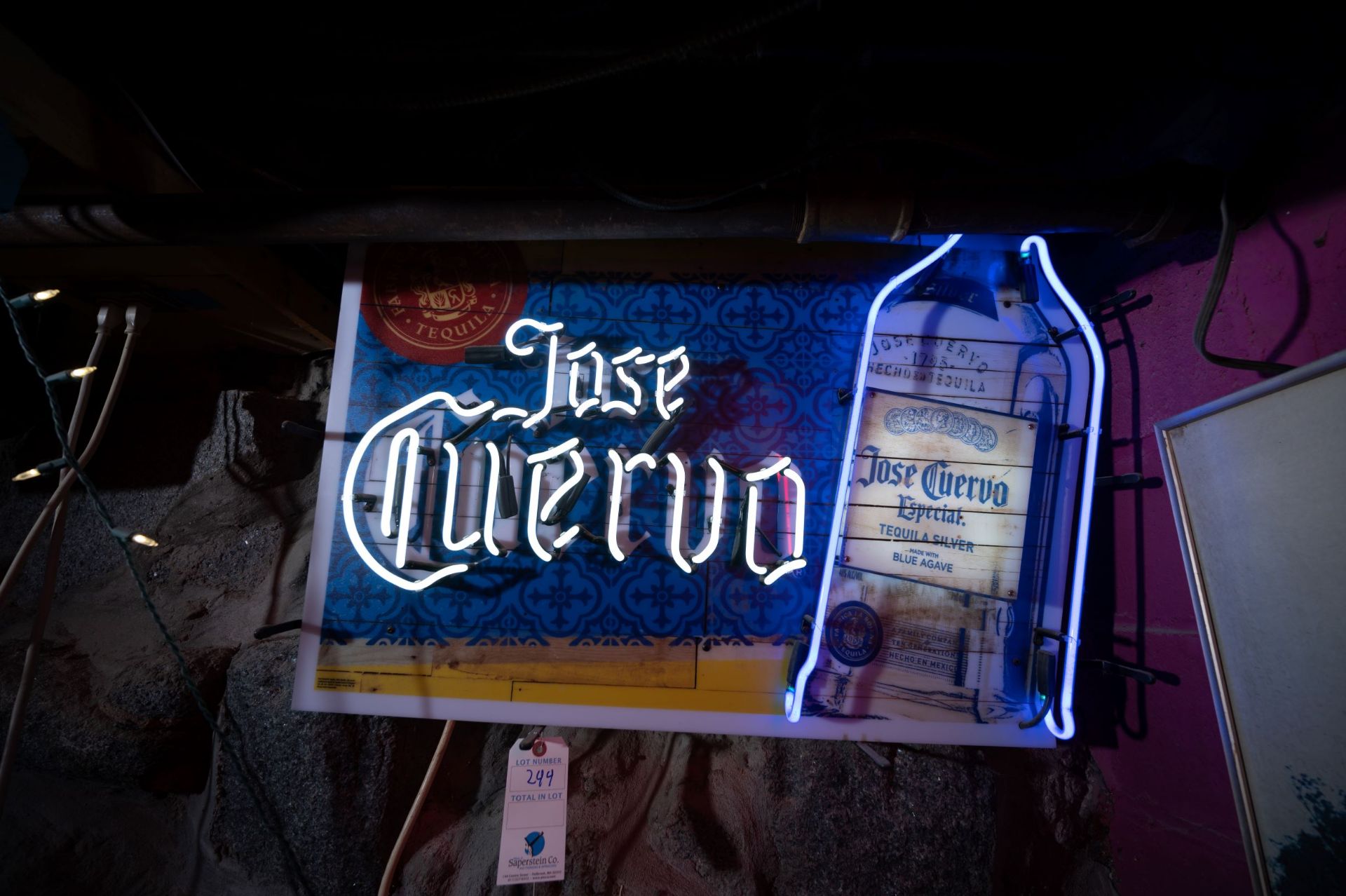 "Neon" Jose Cuervo Sign 36"x22"