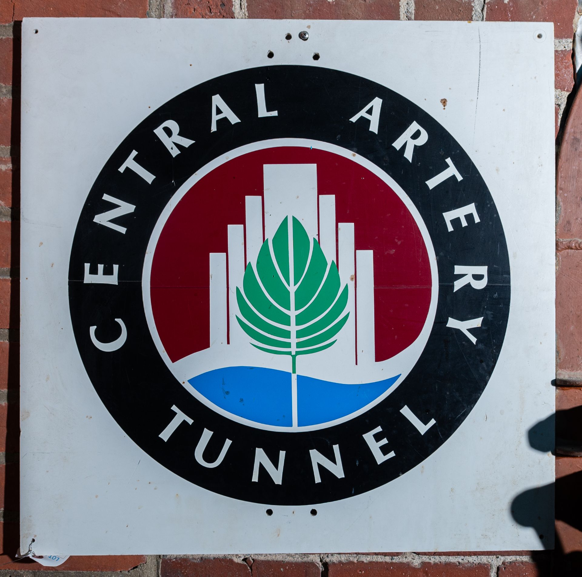 Central Artery Tunnel Sign 24"x24"