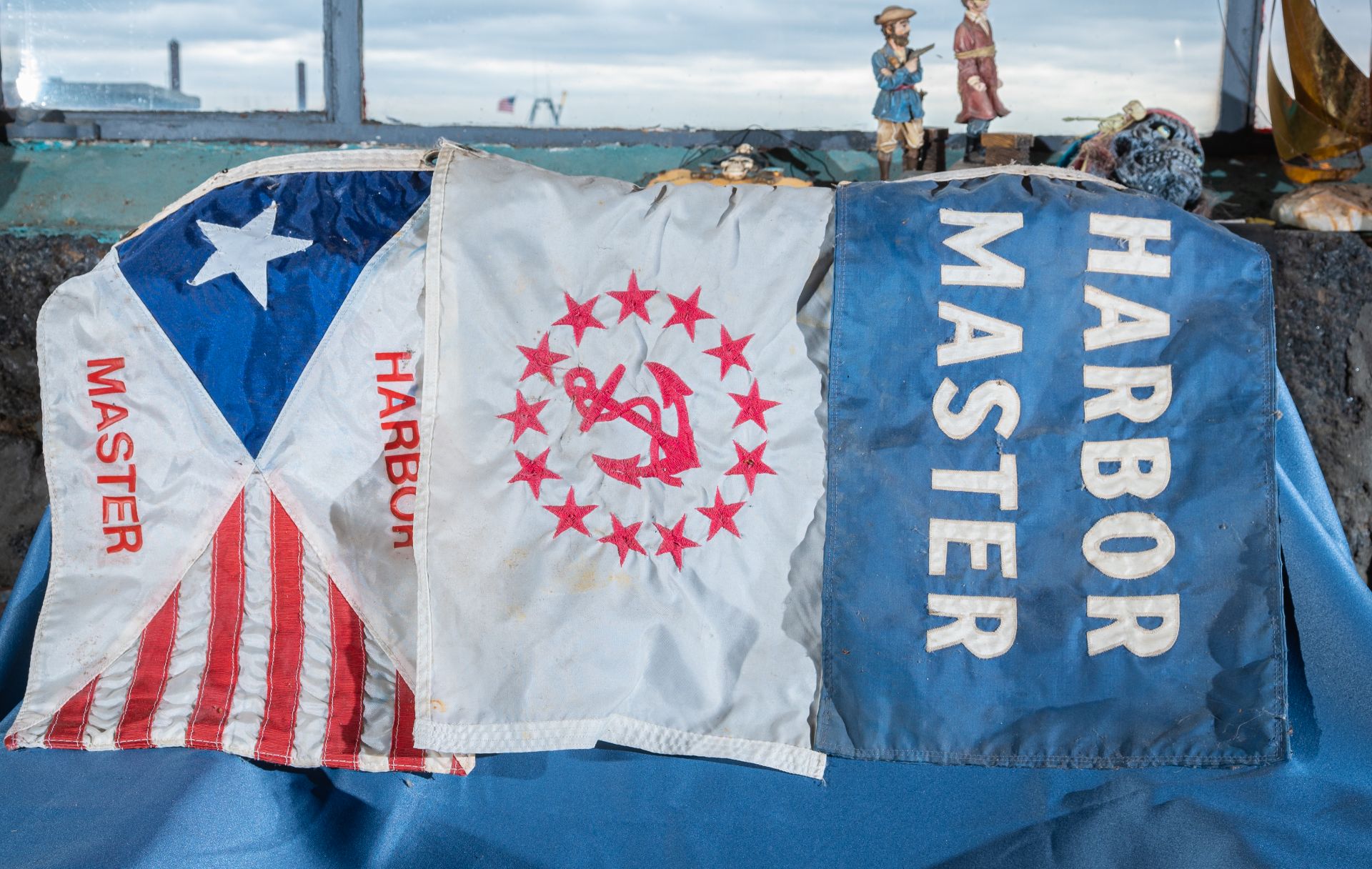 (3) Nautical Flags "Harbor Master" 18"x12"
