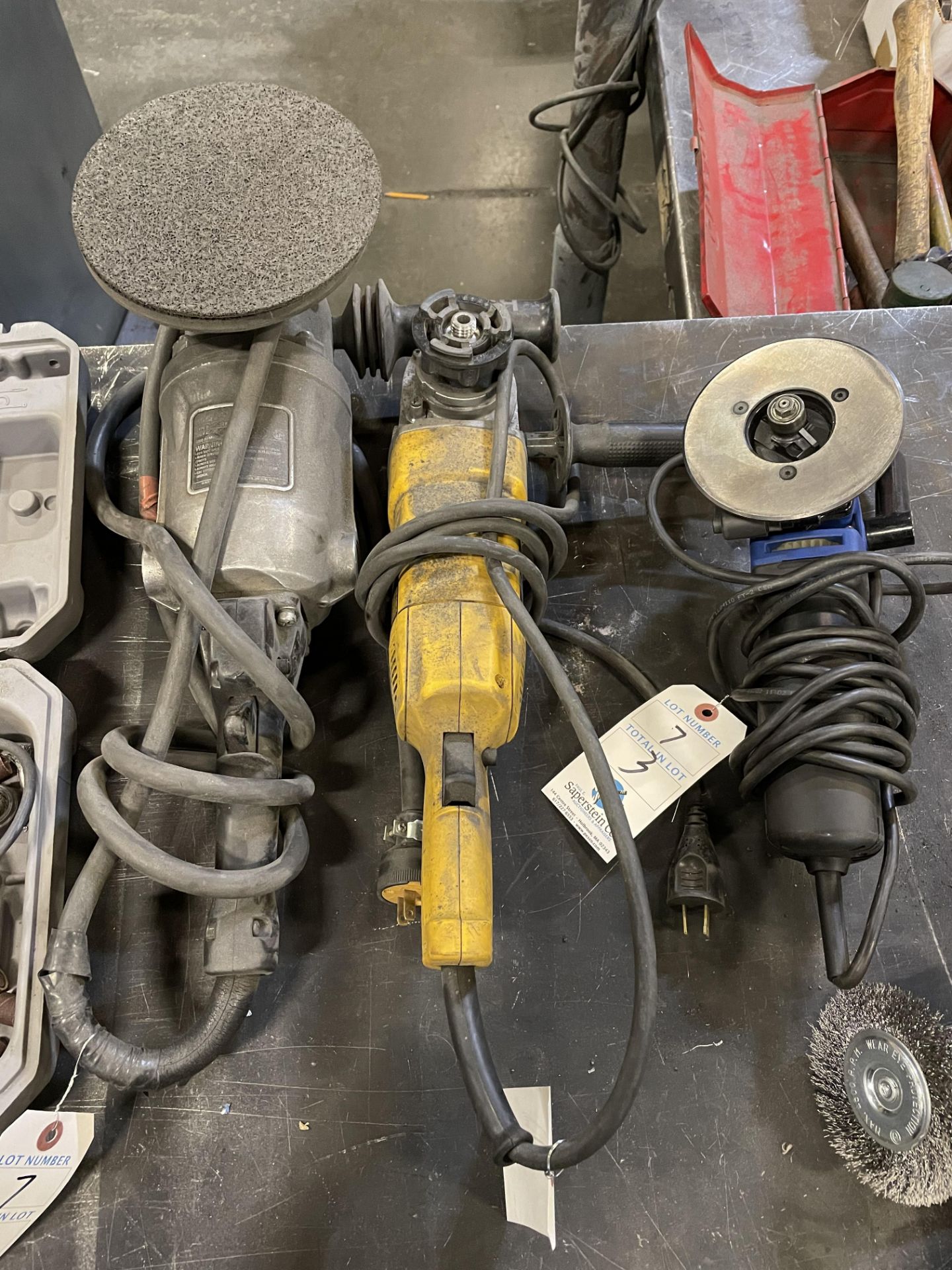 (3) Asst. Corded Drive Grinders