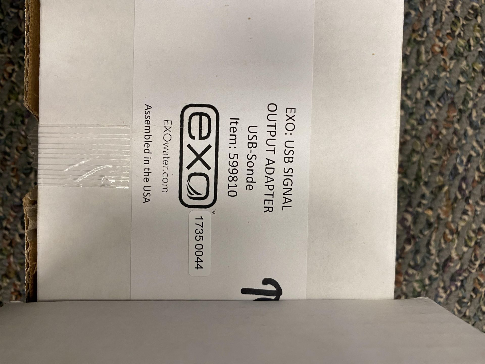 (2) EXO ADAPTERS c/o: (1) EXO Signat Output Adapter USB Sonde Item #: 599810 & (1) Exo Signal Output - Image 2 of 4