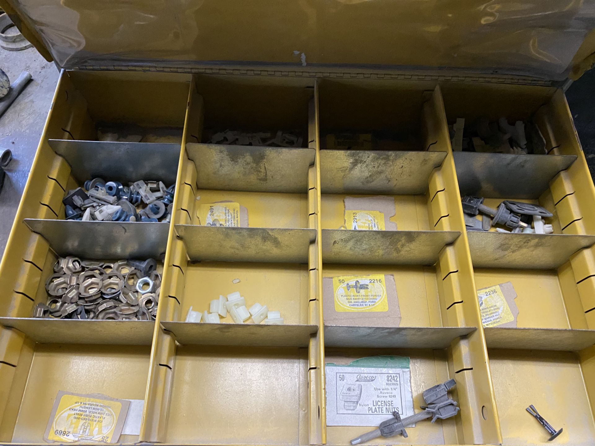 {LOT} Asst. Kits w/Hardware, Bulbs, Body Panel Fasteners, With Cabinets Etc. - Image 23 of 25