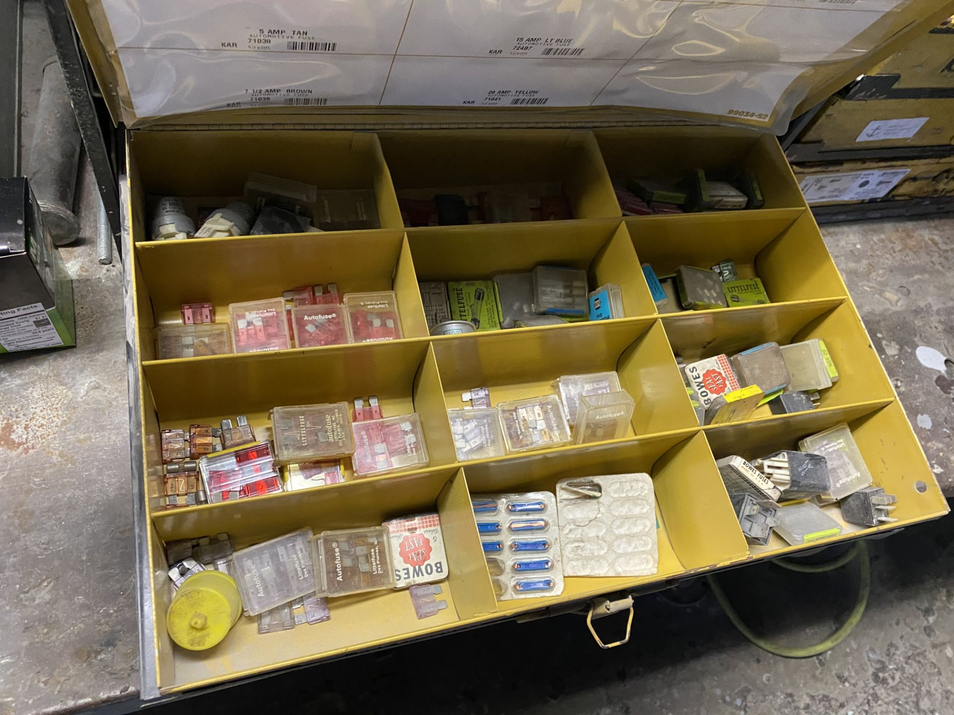 {LOT} Asst. Kits w/Hardware, Bulbs, Body Panel Fasteners, With Cabinets Etc. - Image 7 of 25