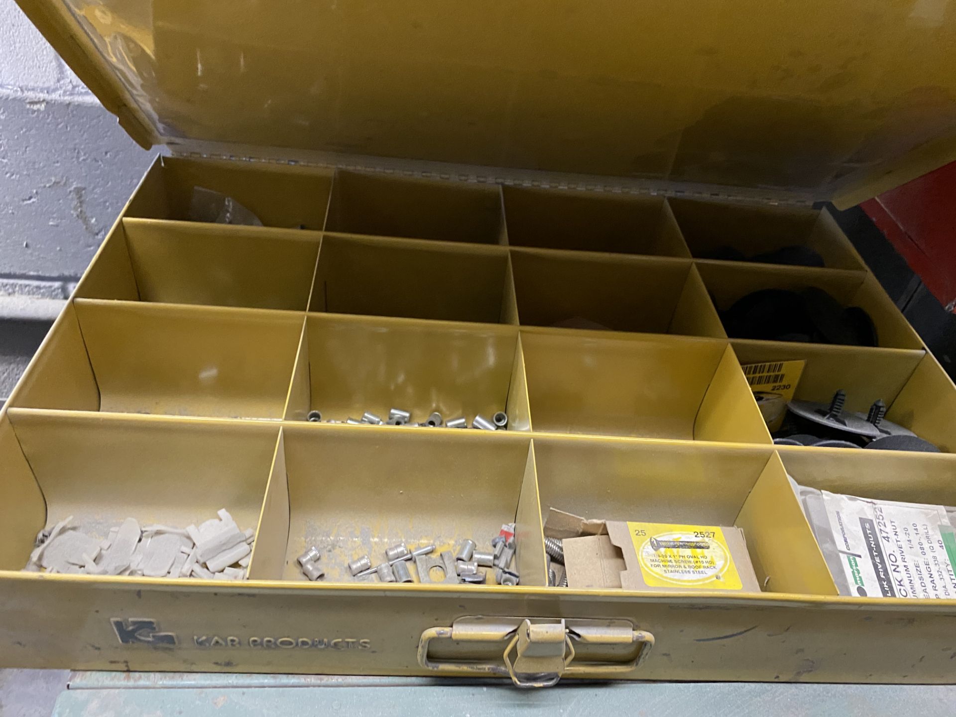 {LOT} Asst. Kits w/Hardware, Bulbs, Body Panel Fasteners, With Cabinets Etc. - Image 22 of 25