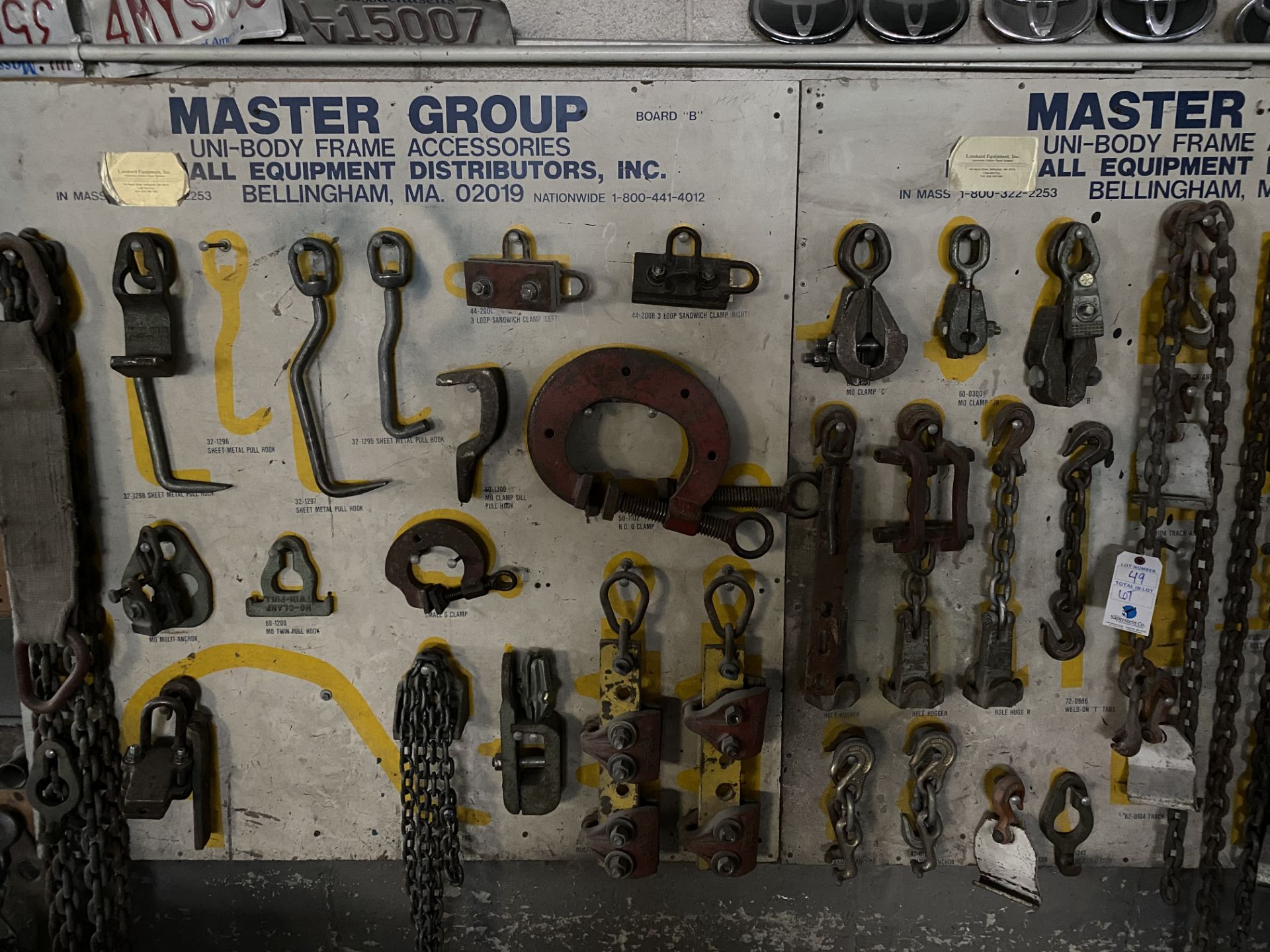 {LOT} Master Group Uni Body Frame Accessories On Wall & Floor - Image 3 of 5