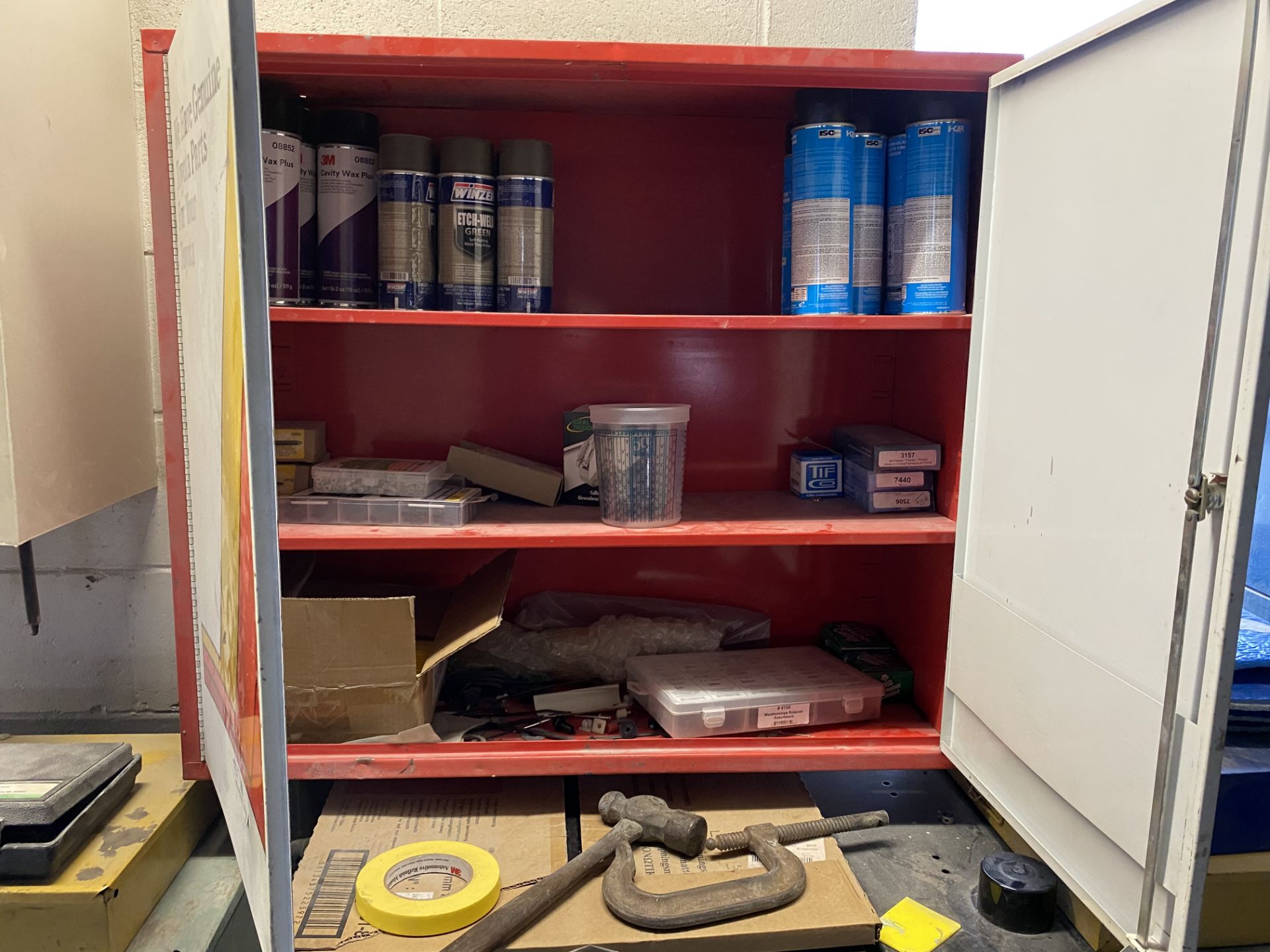 {LOT} Asst. Kits w/Hardware, Bulbs, Body Panel Fasteners, With Cabinets Etc. - Image 2 of 25