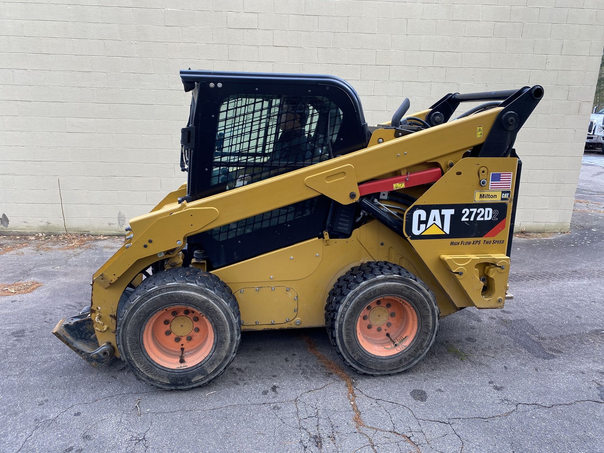 2016 Cat Rubber Tired #272D2 Skid Steer, Enclosed Cab, 1772 Hours, Color Rear Camera, Digi Controls/