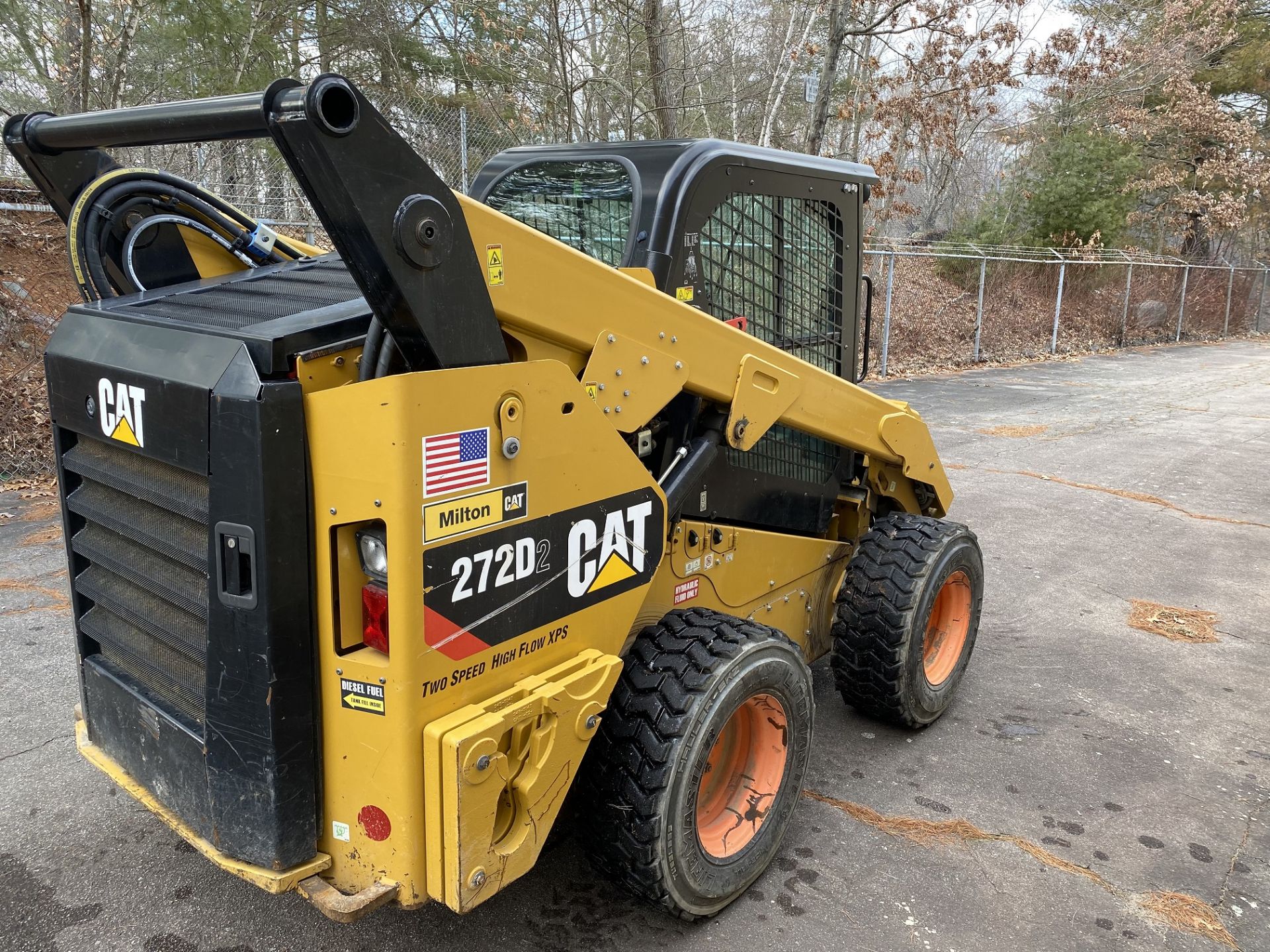 2016 Cat Rubber Tired #272D2 Skid Steer, Enclosed Cab, 1772 Hours, Color Rear Camera, Digi Controls/ - Image 2 of 6