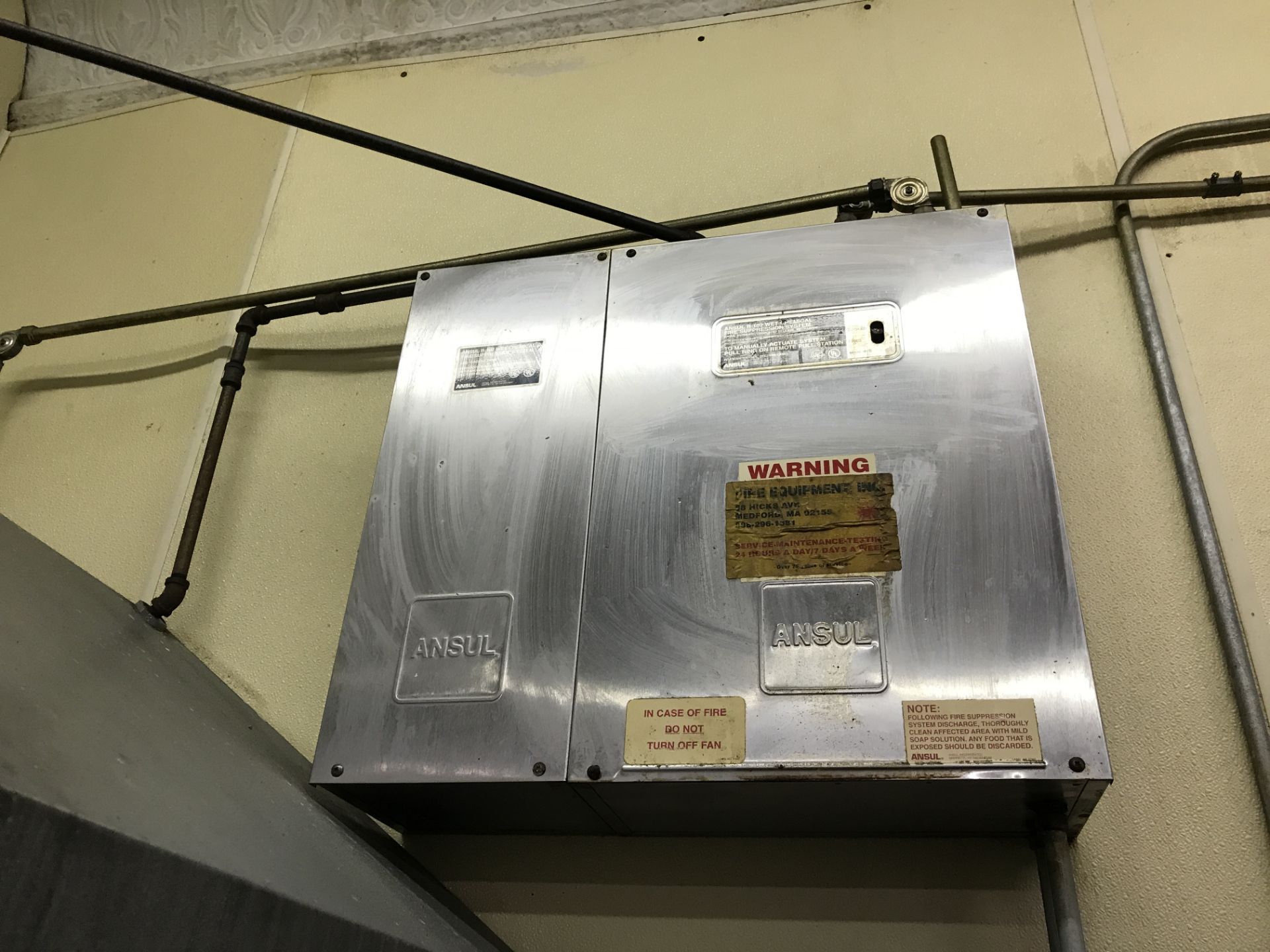 12' Galvanized Exhaust Hood w/Ansul System (To Be Disconnected By Licensed Fire Suppression System - Image 2 of 2