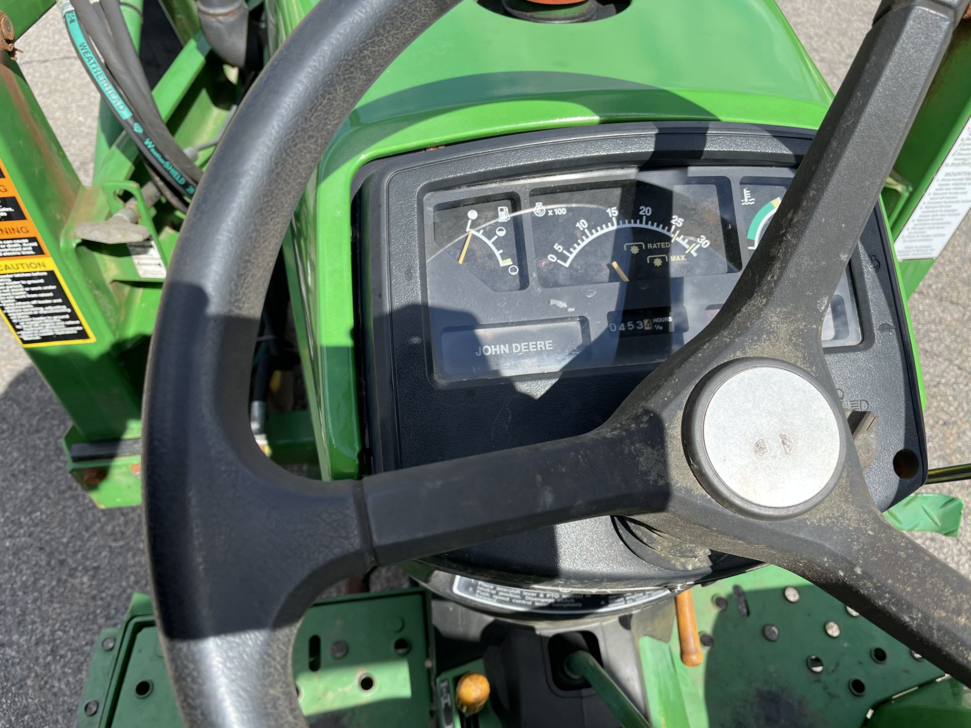 John Deere #790 4x4 Diesel Tractor w/ Yanmar Diesel Loader Arm and 1 Yard Bucket, Rear Weight, PTO, - Image 3 of 4