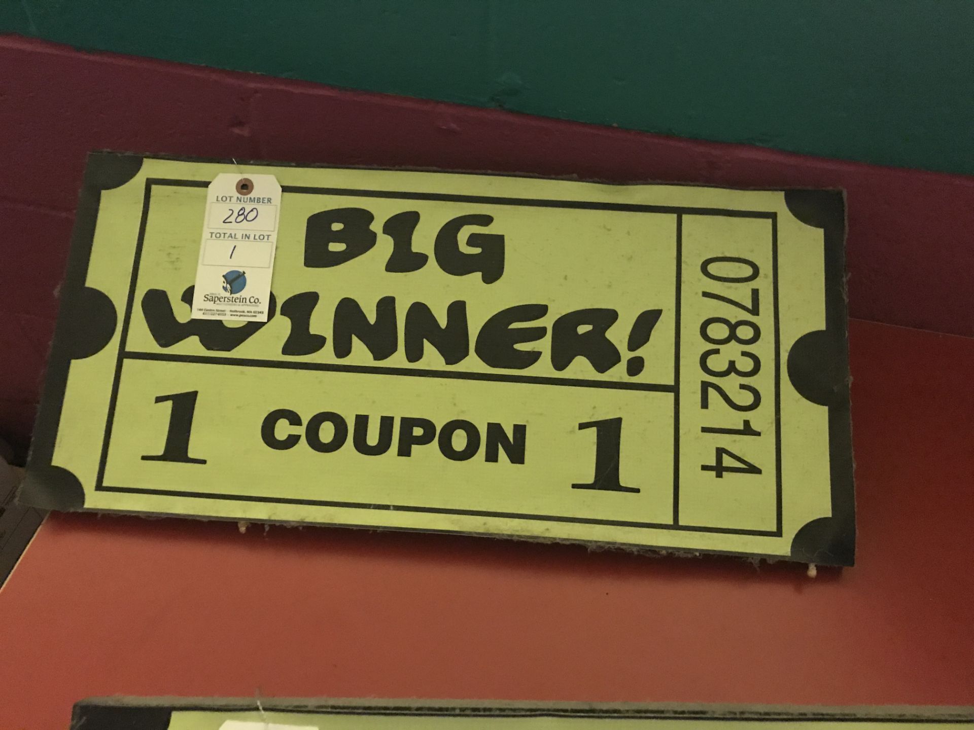 Wall Mount Big Winner Coupon