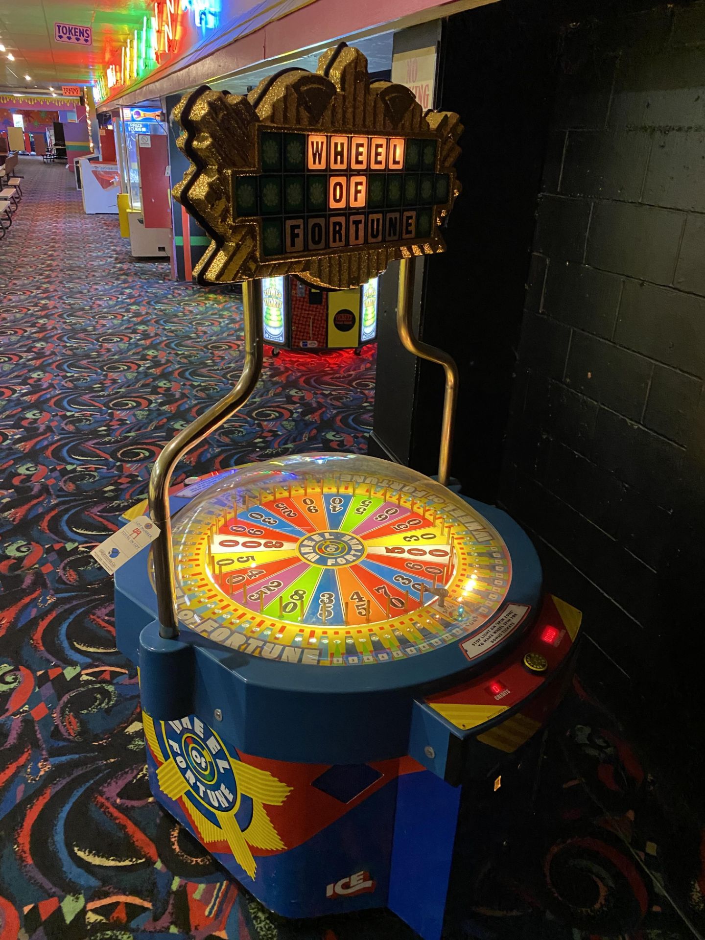 Ice Wheel of Fortune Token Operated Ticket Dispensing Game - 2 Player - Image 3 of 3