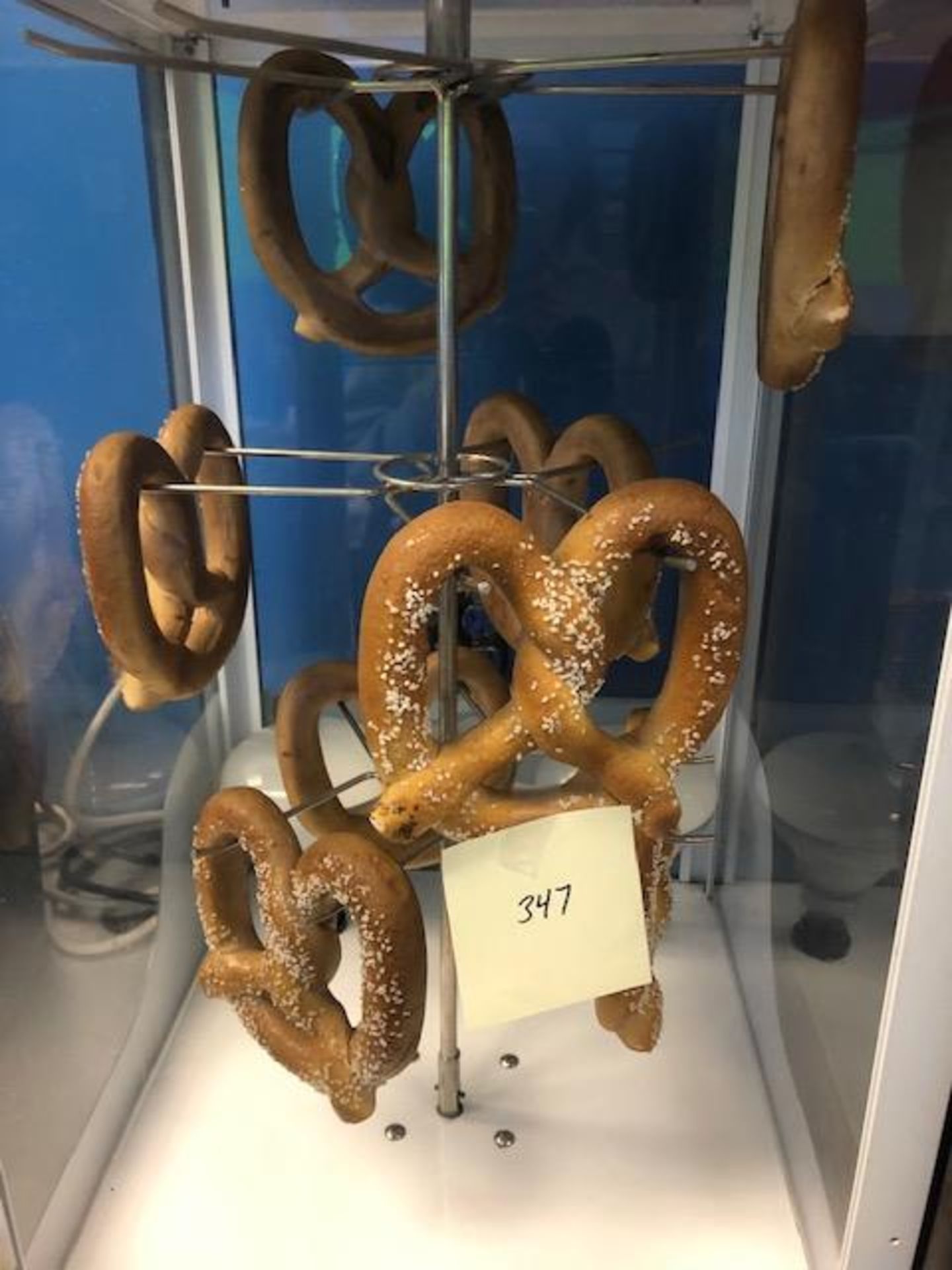 Fake large pretzels for a display unit (does not include unit)