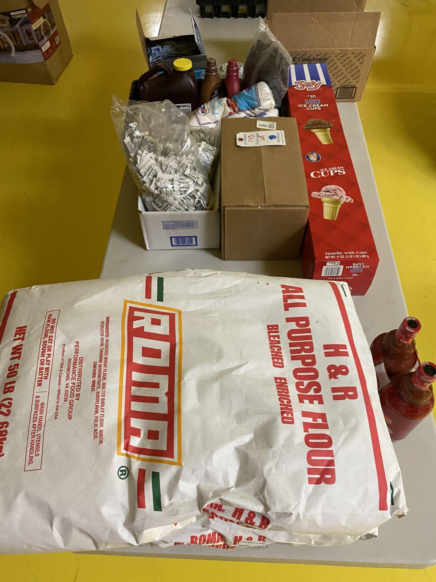 {LOT} Asst. Food Supplies - Flour & Condiments