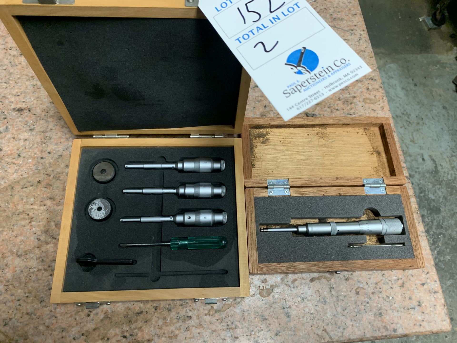 (2) Sets of Mitutoyo Inspection Tools