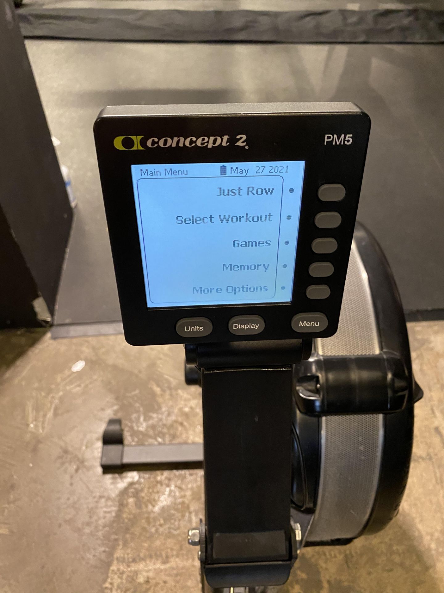 Concept 2 #D Indoor Rowing Machine w/PM5 Digital Readout & Controller - See Pics For Detailed Plate - Image 2 of 4