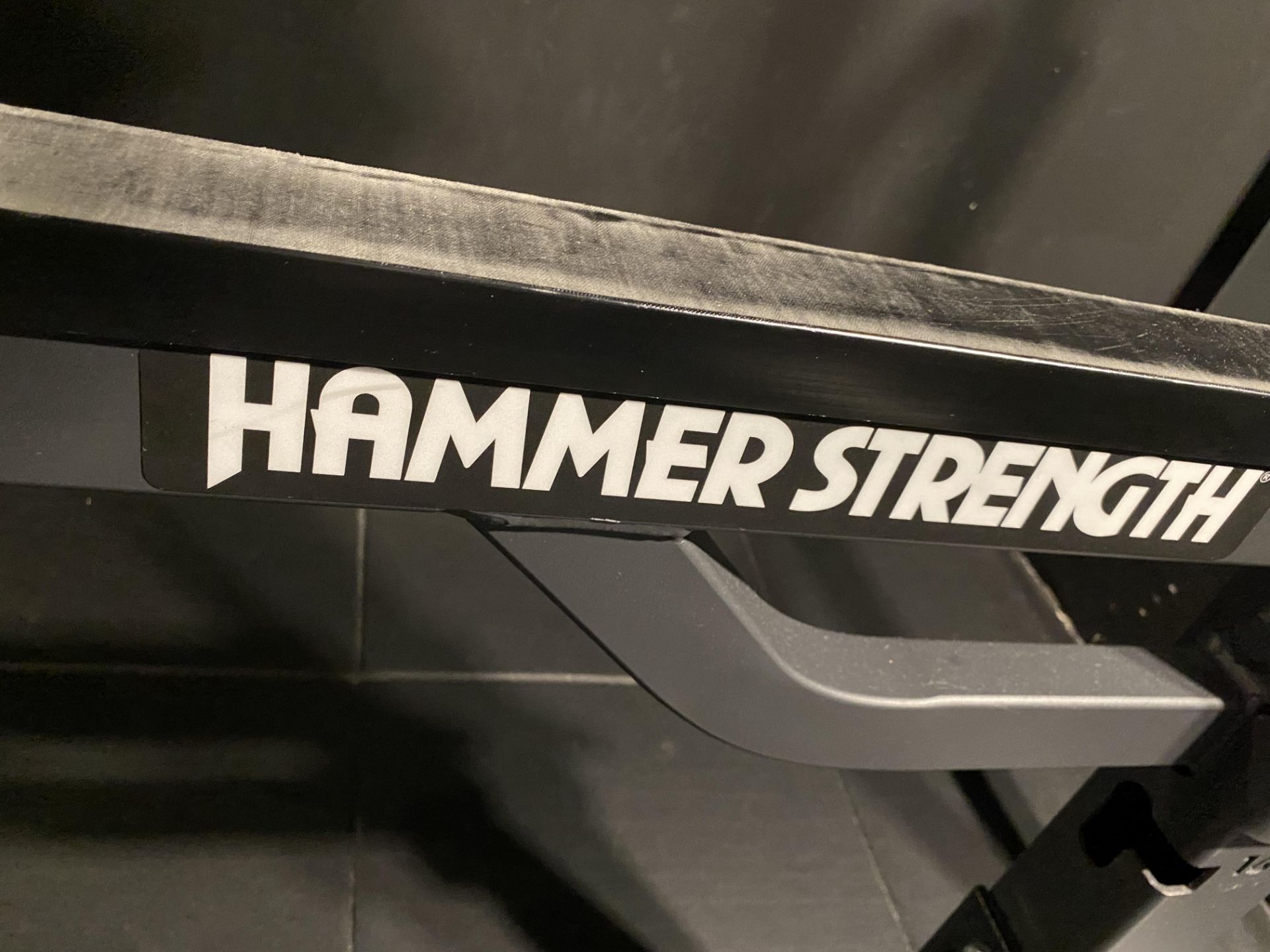 Hammer Strength Squat Rack #HDLSTOR-SA w/#HDLHRL 16 Setting w/Bar, Weight Rack, Pull Up Bars - Image 6 of 7