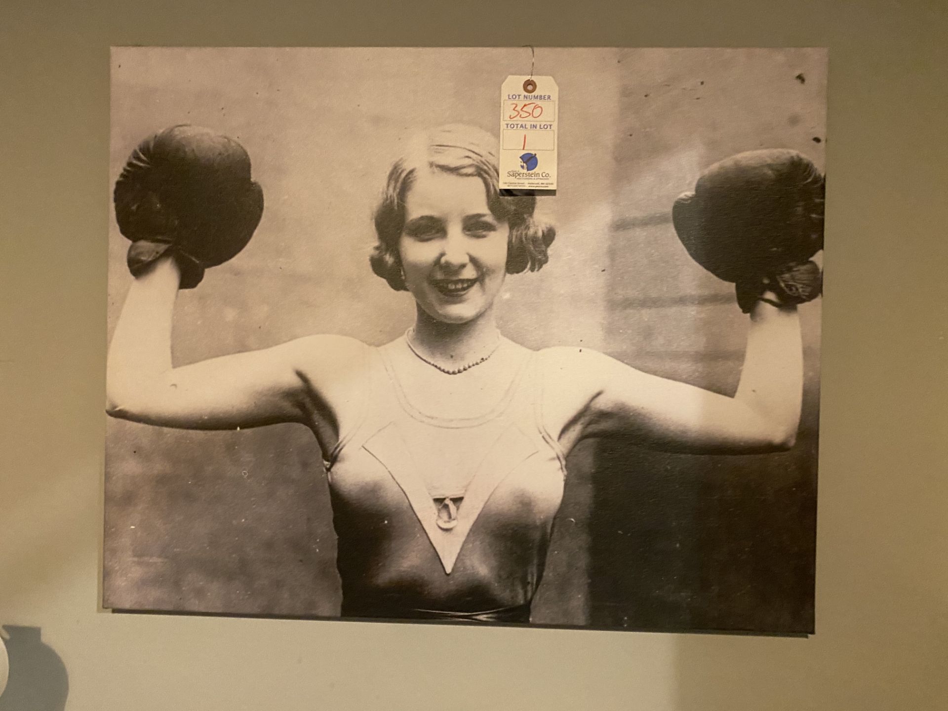 Custom Photograph on Canvas of Women Boxers 30" x 24"