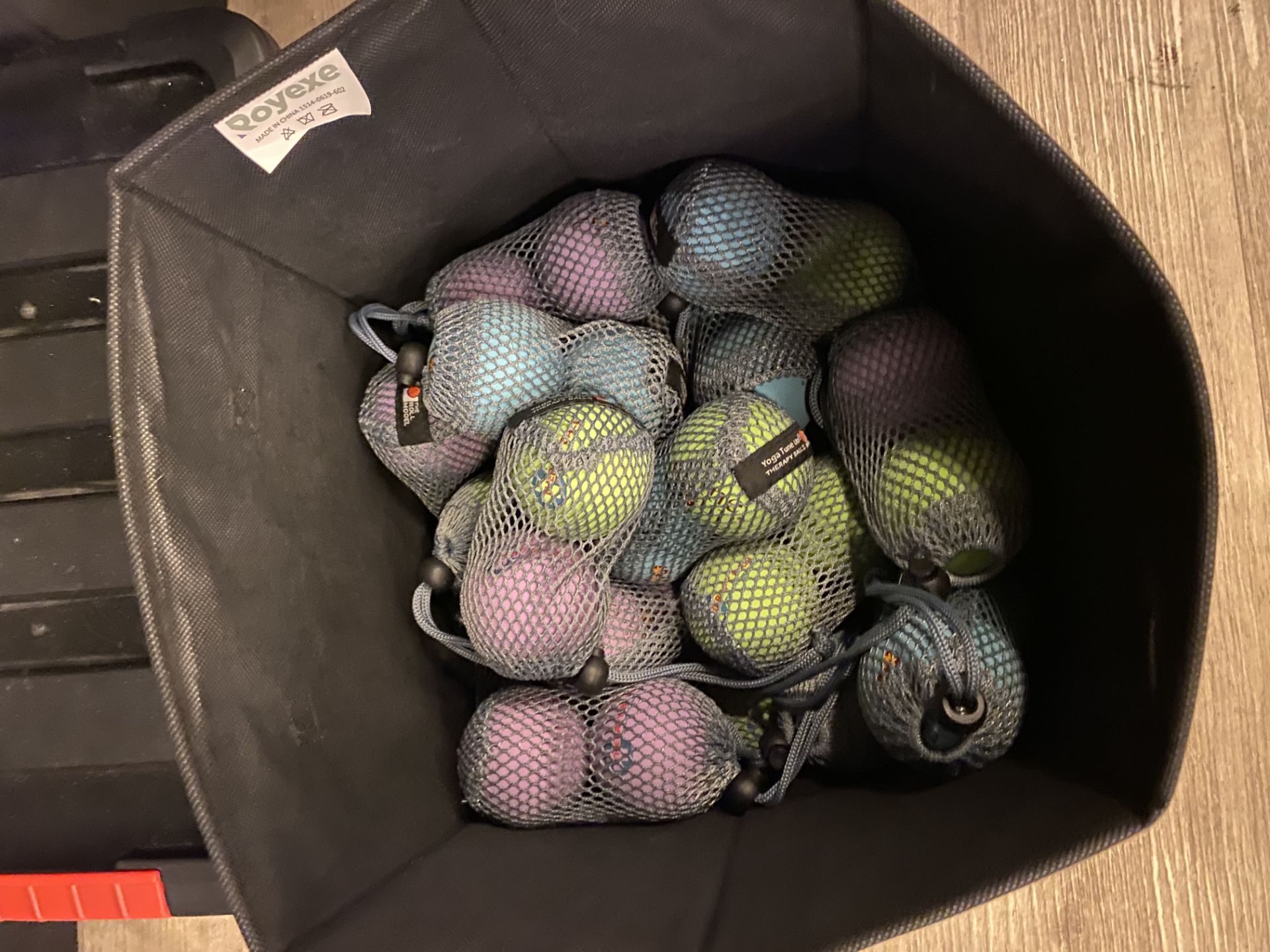 {LOT} Yoga Balls By Tune Up Fitness in 3 Containers