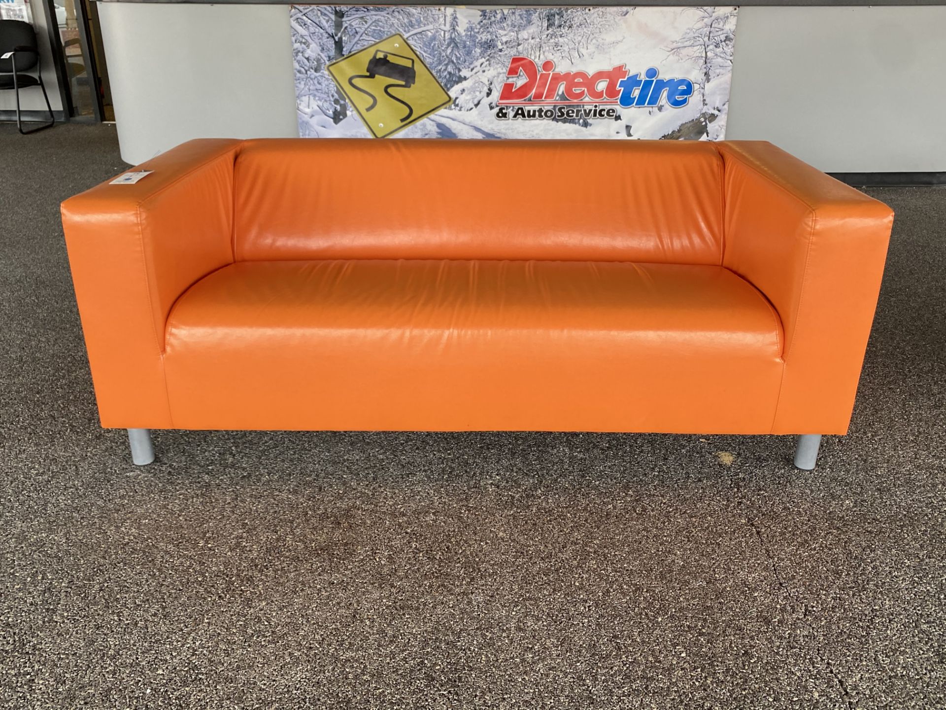 Orange UPH Couch 6ft