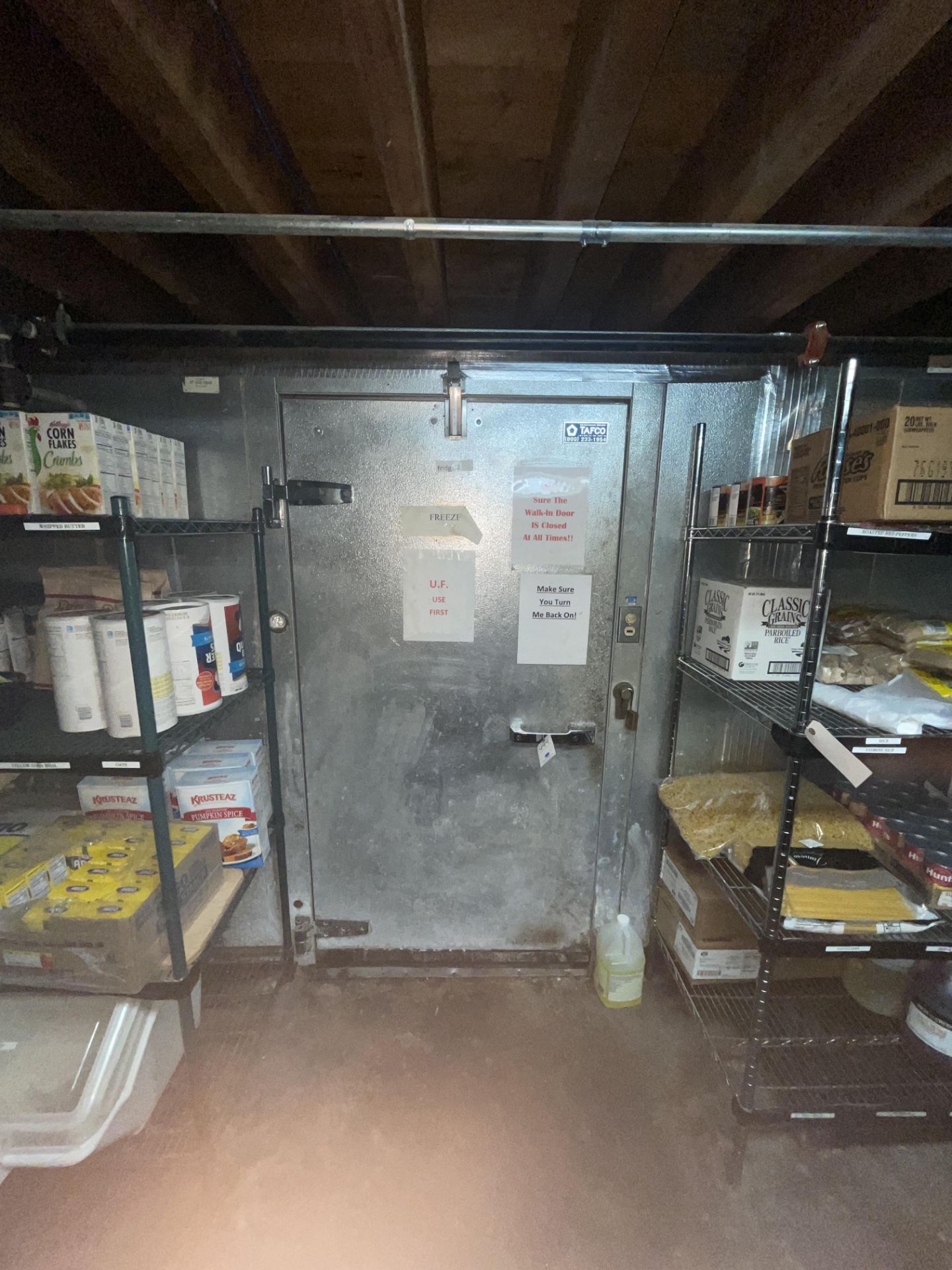 TAFCO SC Walk in Freezer #8-11-F-NR, W/ Floor, 8' X 11'