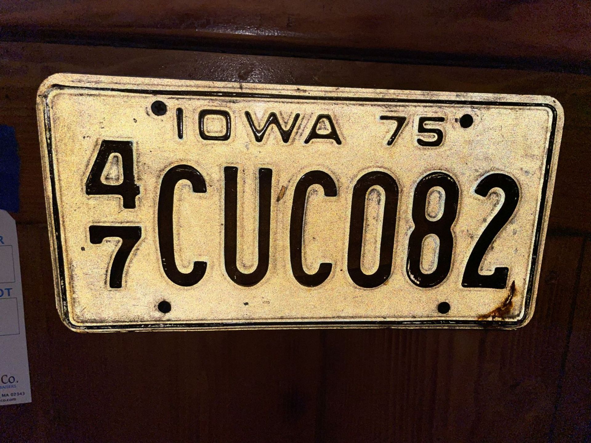 (2) License Plates - Mississippi & Iowa - Image 2 of 2