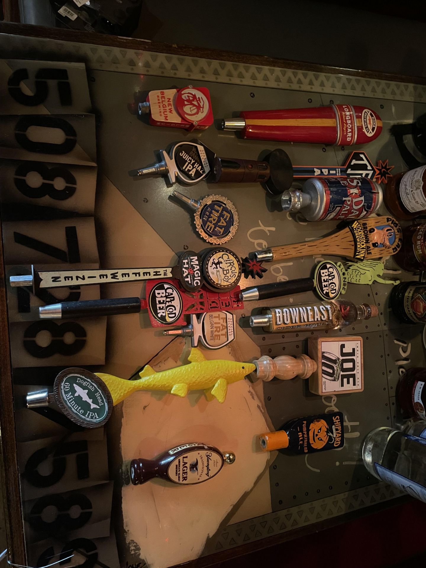 (16) Asst. Beer Tap Handles - Dogfish, Fat Tire, Etc.