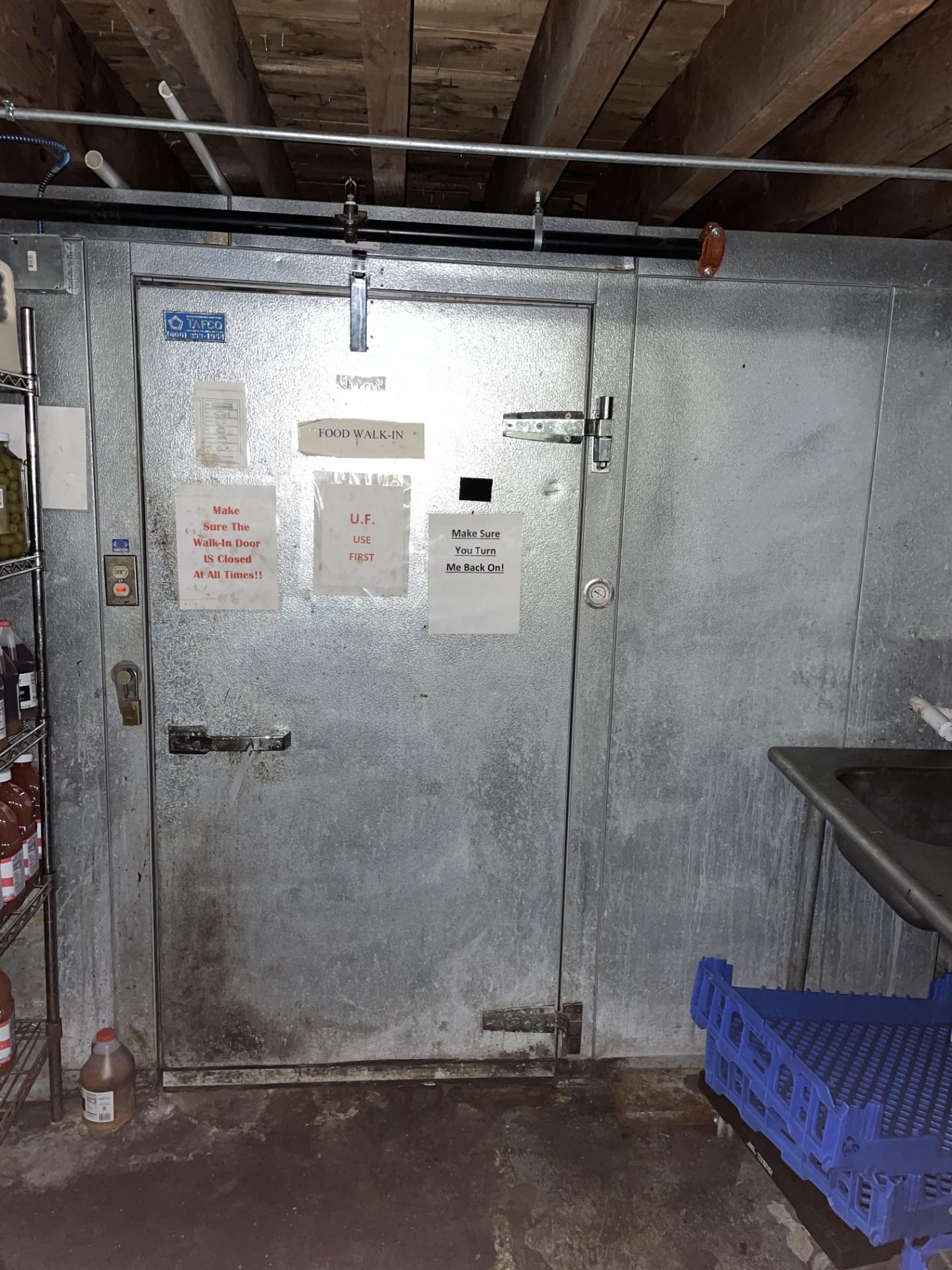 TAFCO SC Walk in Freezer #8-11-F-NR, W/ Floor, 8' X 11' - Image 6 of 9