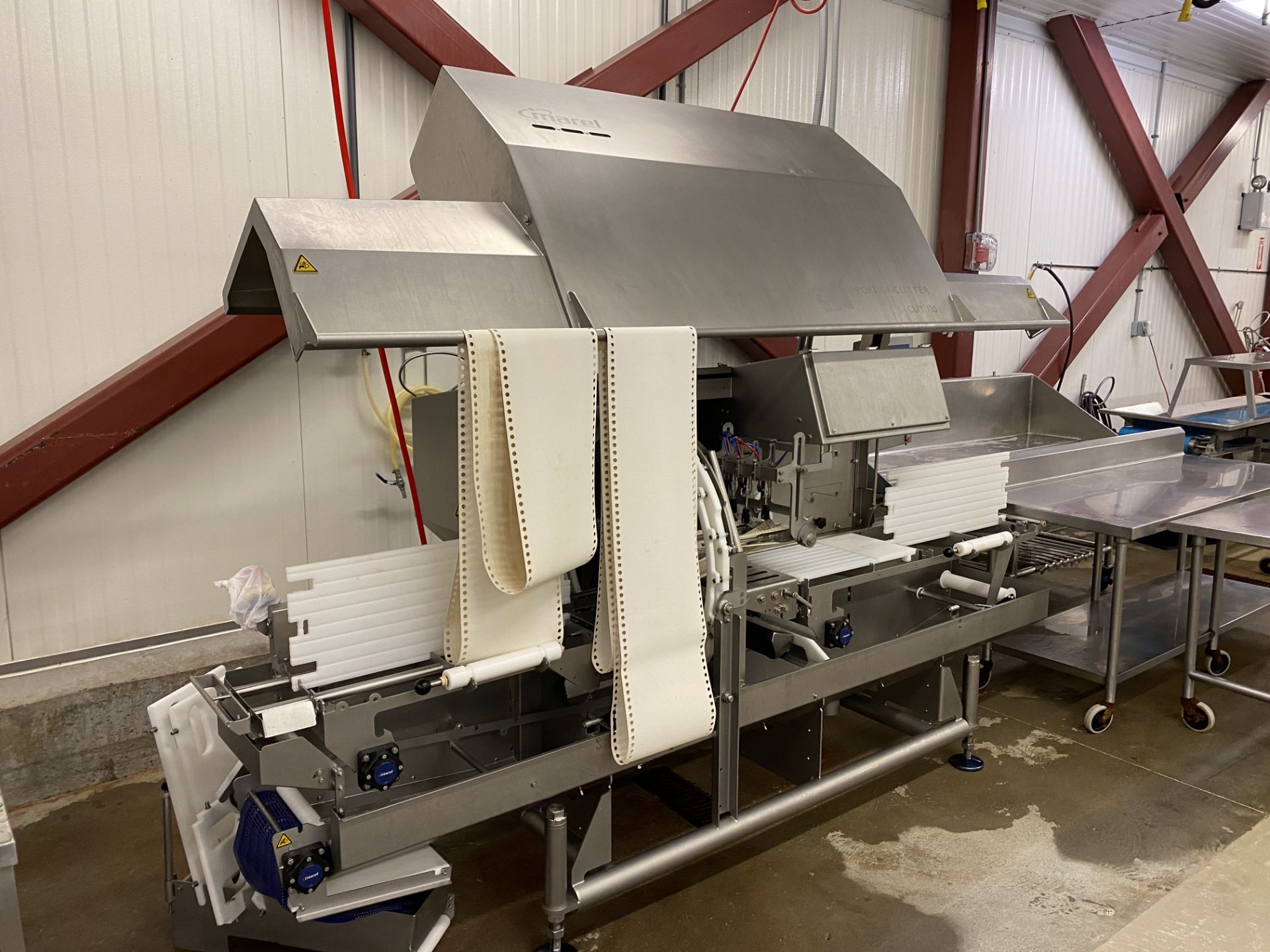 Marel Portion Cutter Model I Cut -130, MFG 2019 w/ Marel 6000 Touch Screen .3x380-480V 18A - Image 3 of 9