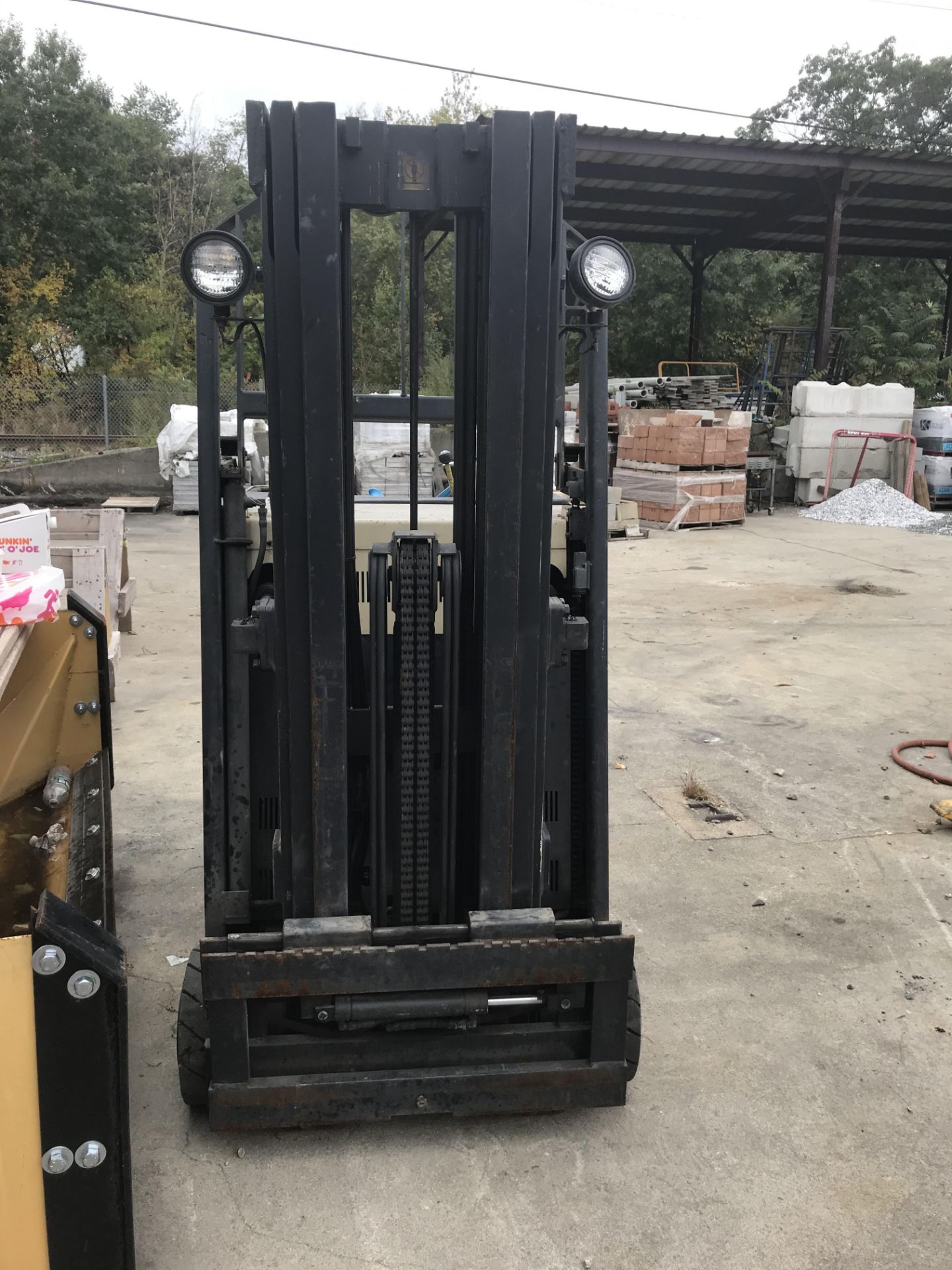 Crown Stand Up Fork Lift w/Charger, Battery and Forks - Image 2 of 4