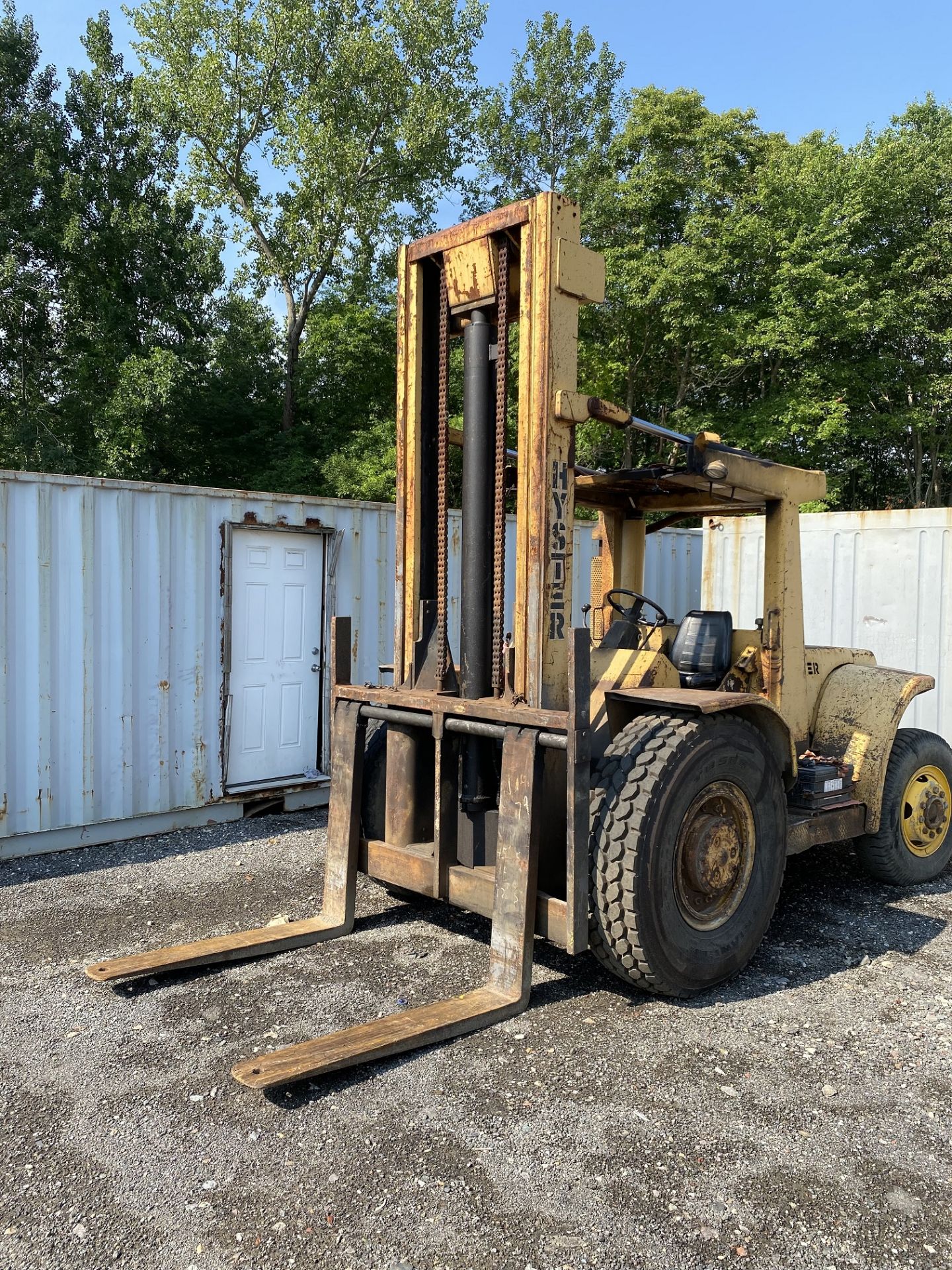 Hyster #150, 15,000 Lb. Capacity Diesel Forklift, Twin 11" Mast, Hrs: 3,725 (MACHINE RUNS) - Image 3 of 7