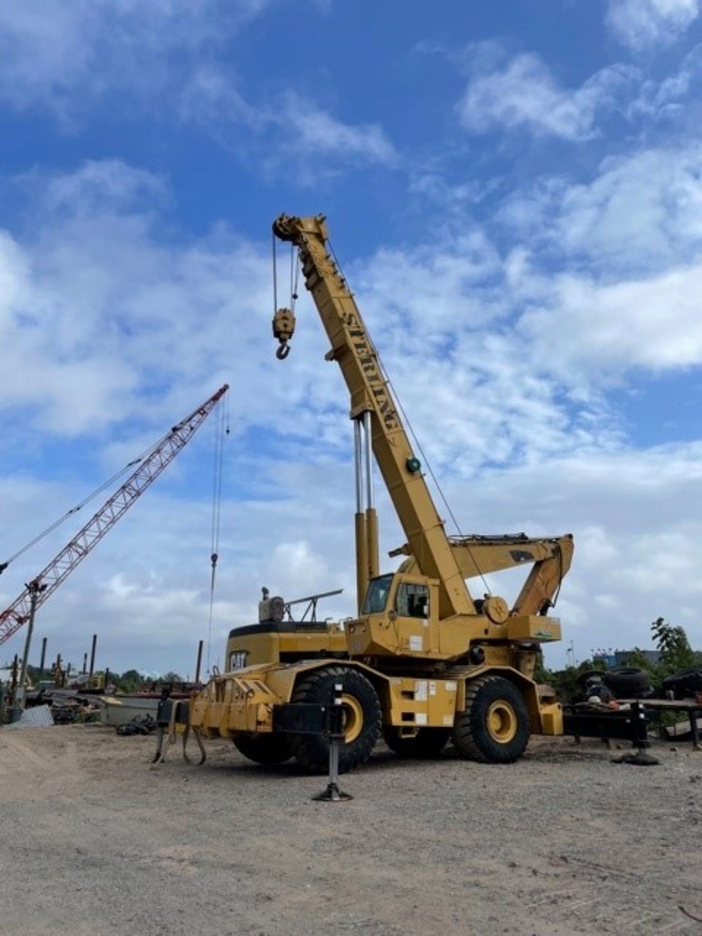 Grove #745, 45 Ton Rough Terrain Crane, 136’ Main Power Boom w/32’ Swing, One Block & One Ball,