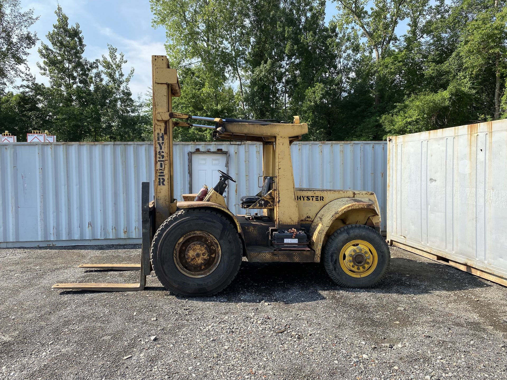 Hyster #150, 15,000 Lb. Capacity Diesel Forklift, Twin 11" Mast, Hrs: 3,725 (MACHINE RUNS) - Image 4 of 7