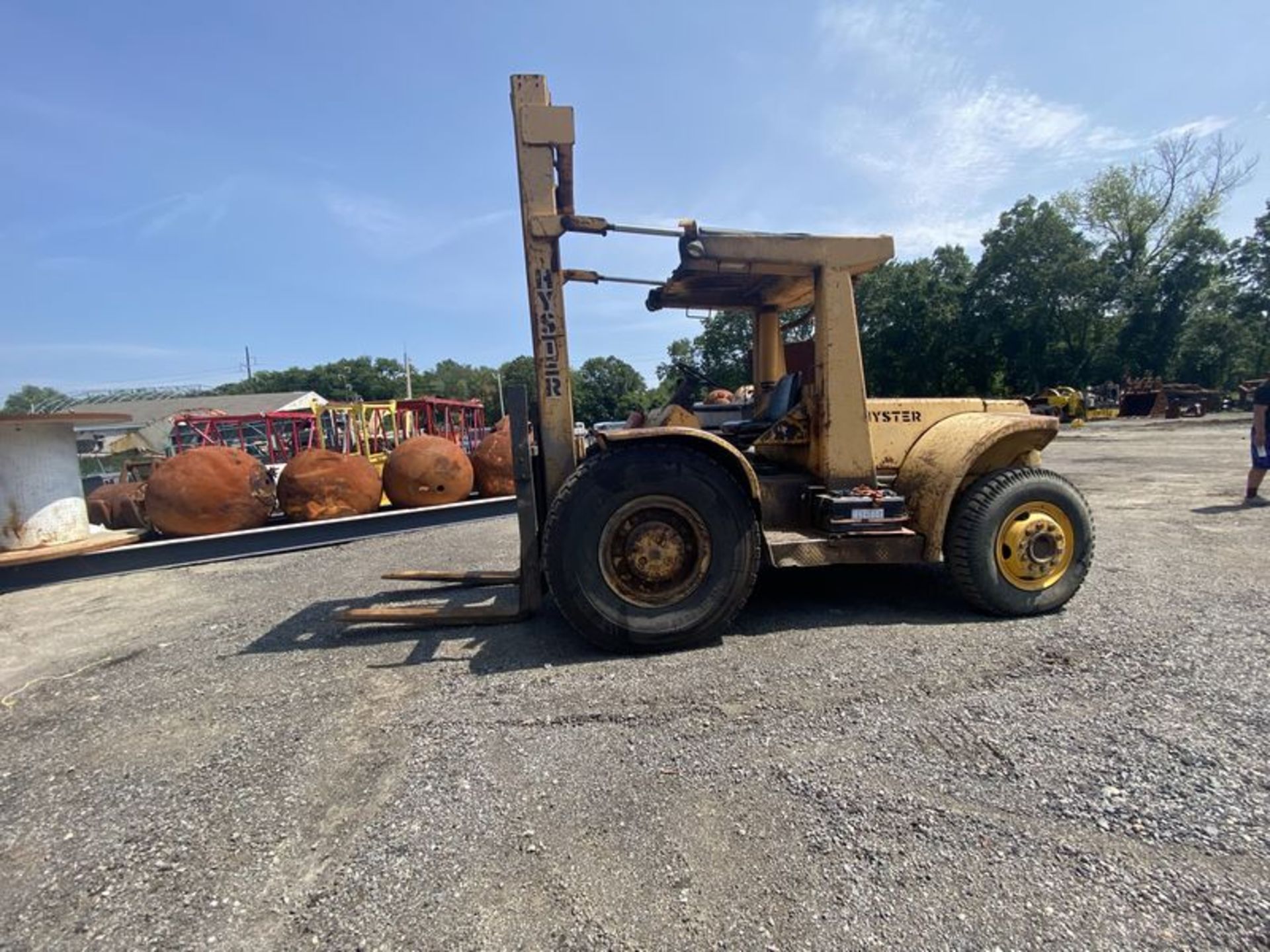 Hyster #150, 15,000 Lb. Capacity Diesel Forklift, Twin 11" Mast, Hrs: 3,725 (MACHINE RUNS) - Image 2 of 7