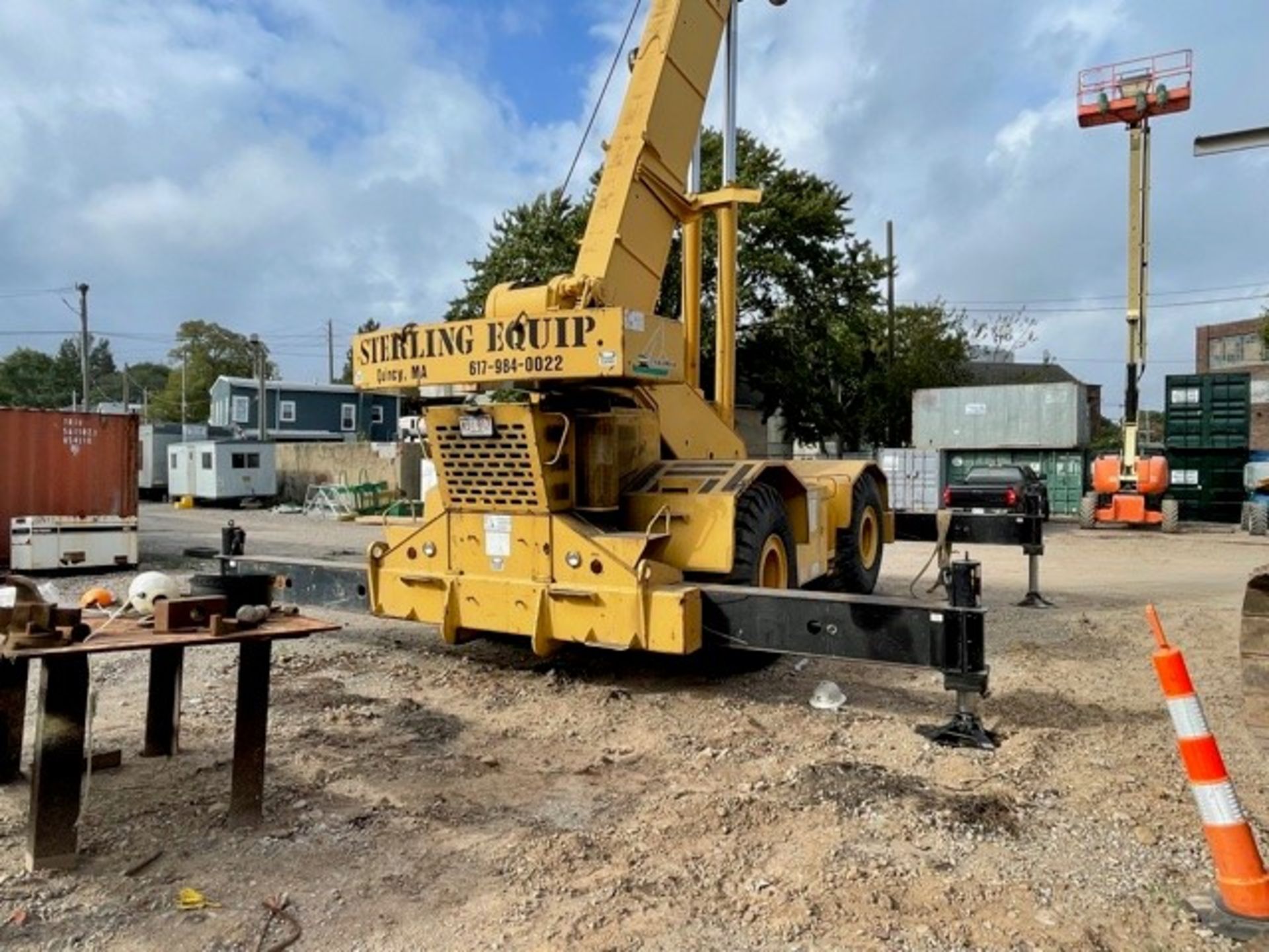 Grove #745, 45 Ton Rough Terrain Crane, 136’ Main Power Boom w/32’ Swing, One Block & One Ball, - Image 3 of 8