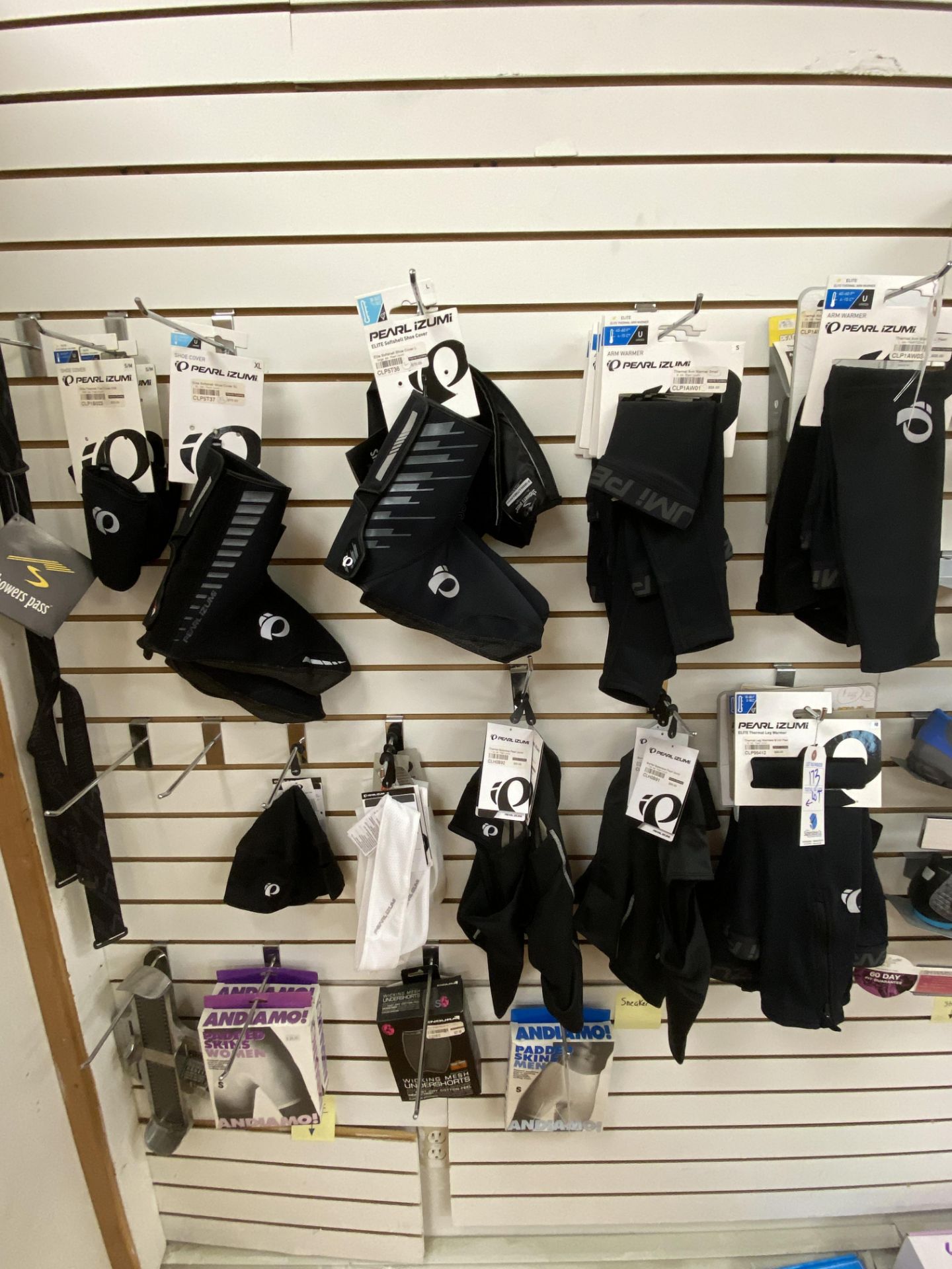 (Lot) Biking Shoe Covers Padded Pants, etc. - Image 2 of 2