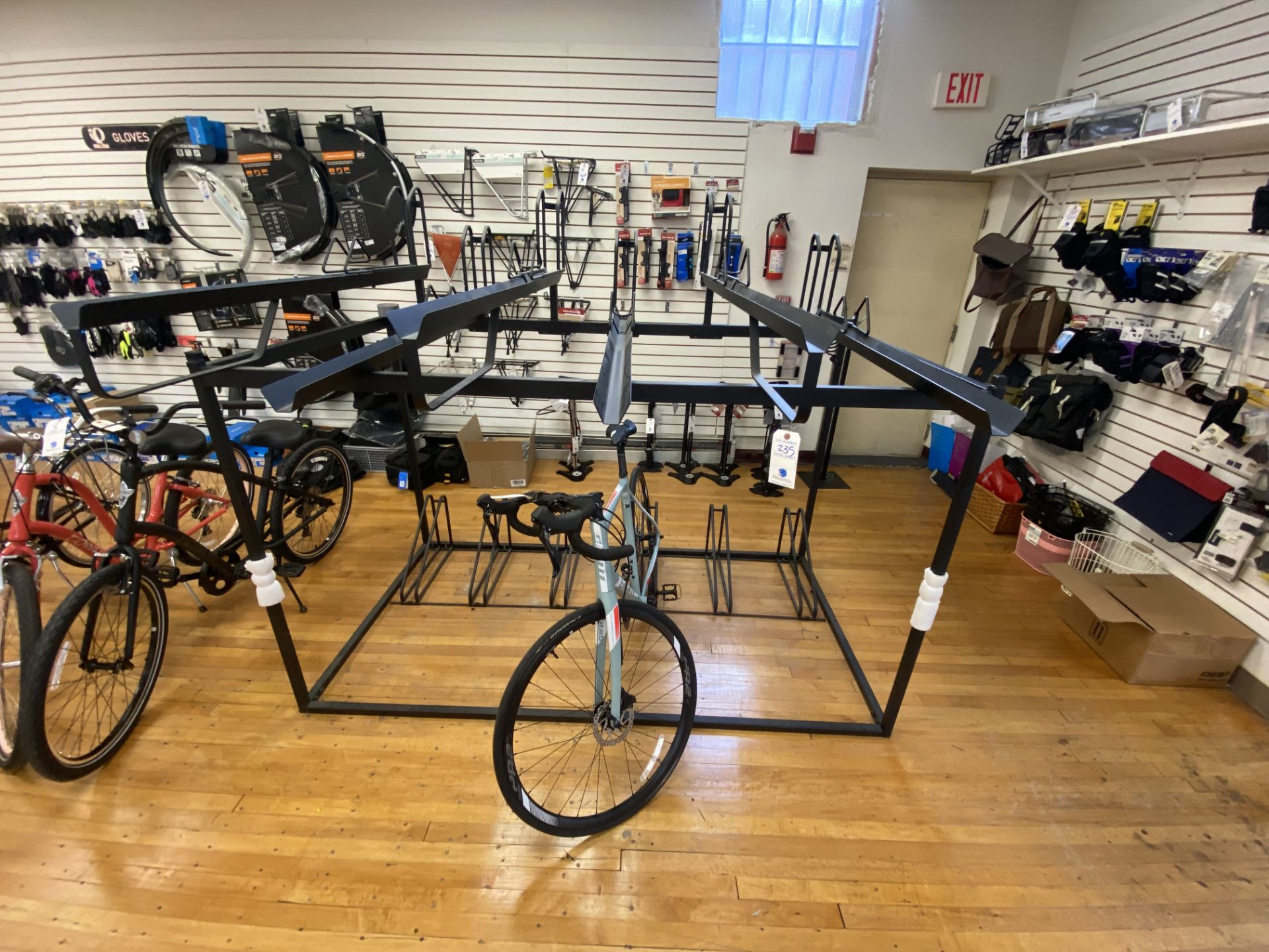 Double Stacked 12 Bike Display Case