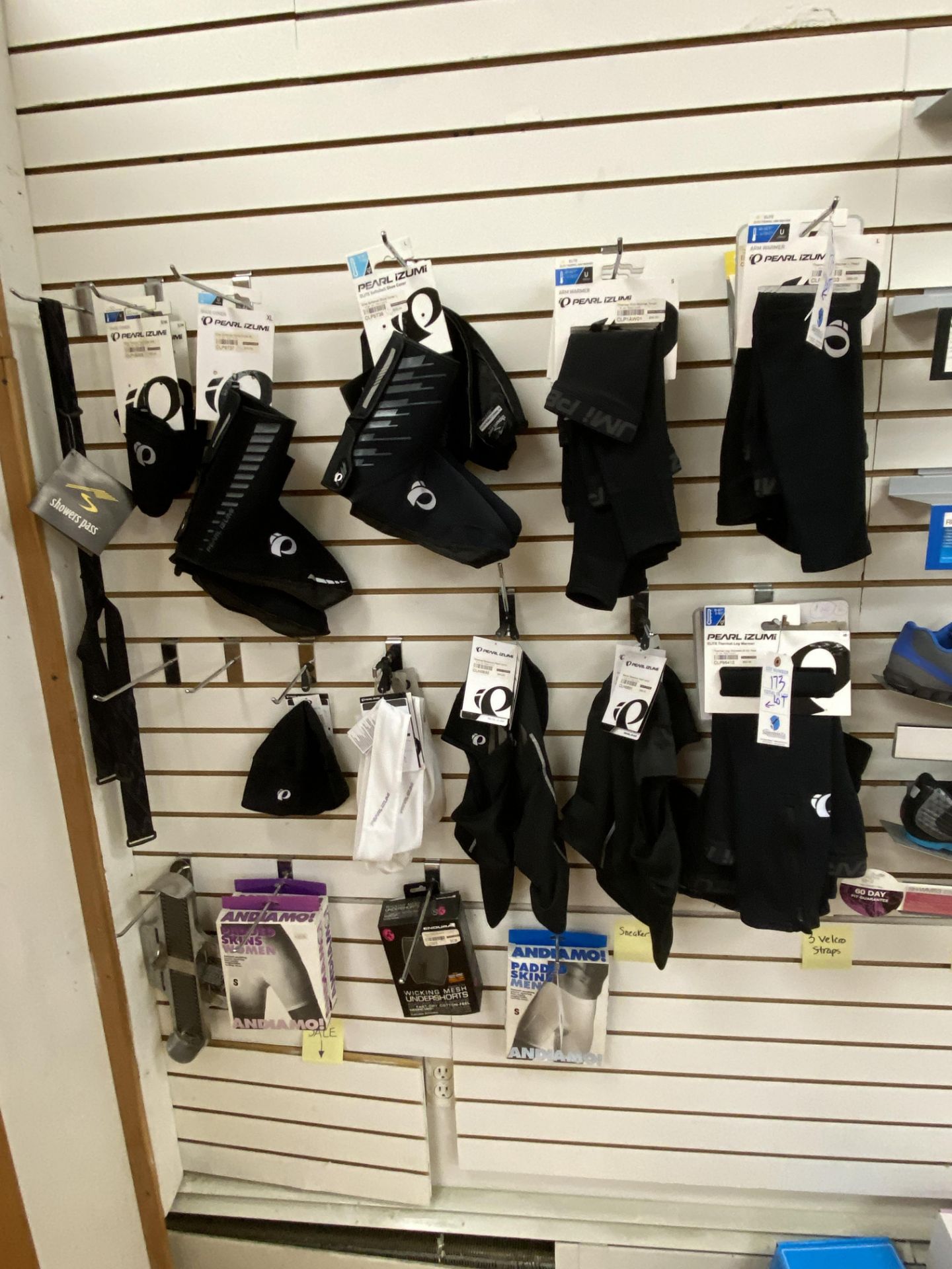 (Lot) Biking Shoe Covers Padded Pants, etc.