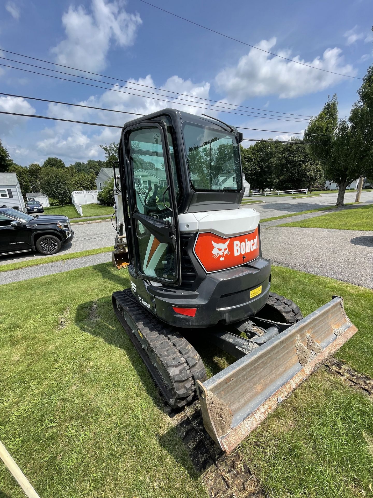 2020 Bobcat E35i Rubber Track Mini Excavator w/Bucket, Grapple & Pusher, Hrs: 195, P/N: B3Y216938 - Image 4 of 8