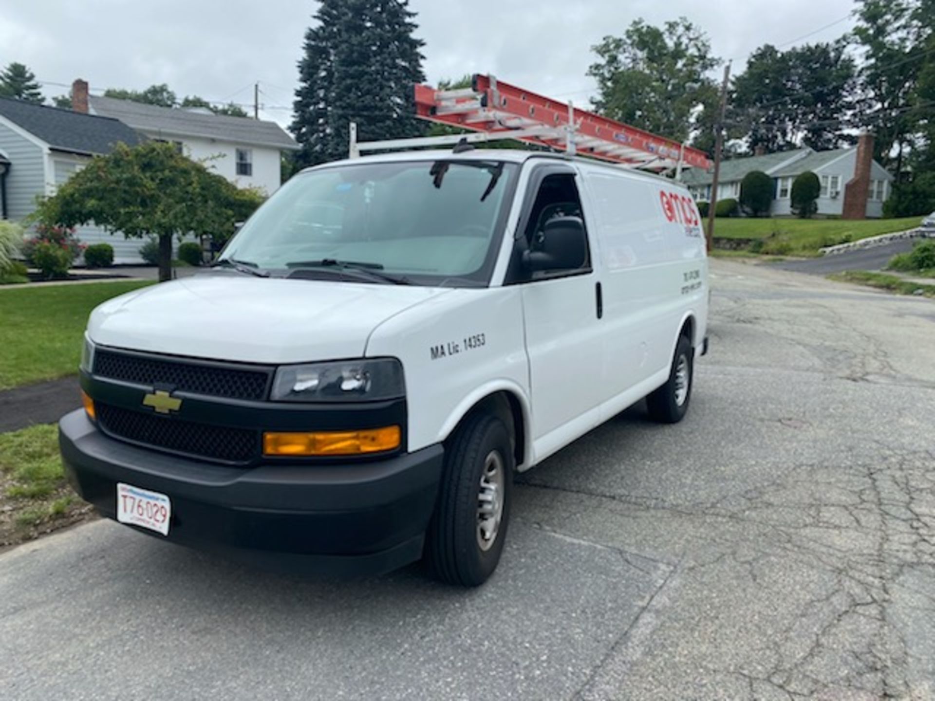 2018 Chevrolet Express Cargo Van, V6 Gas, Odom: 65,000, Vin#: 1GCWGAFP2J1206254