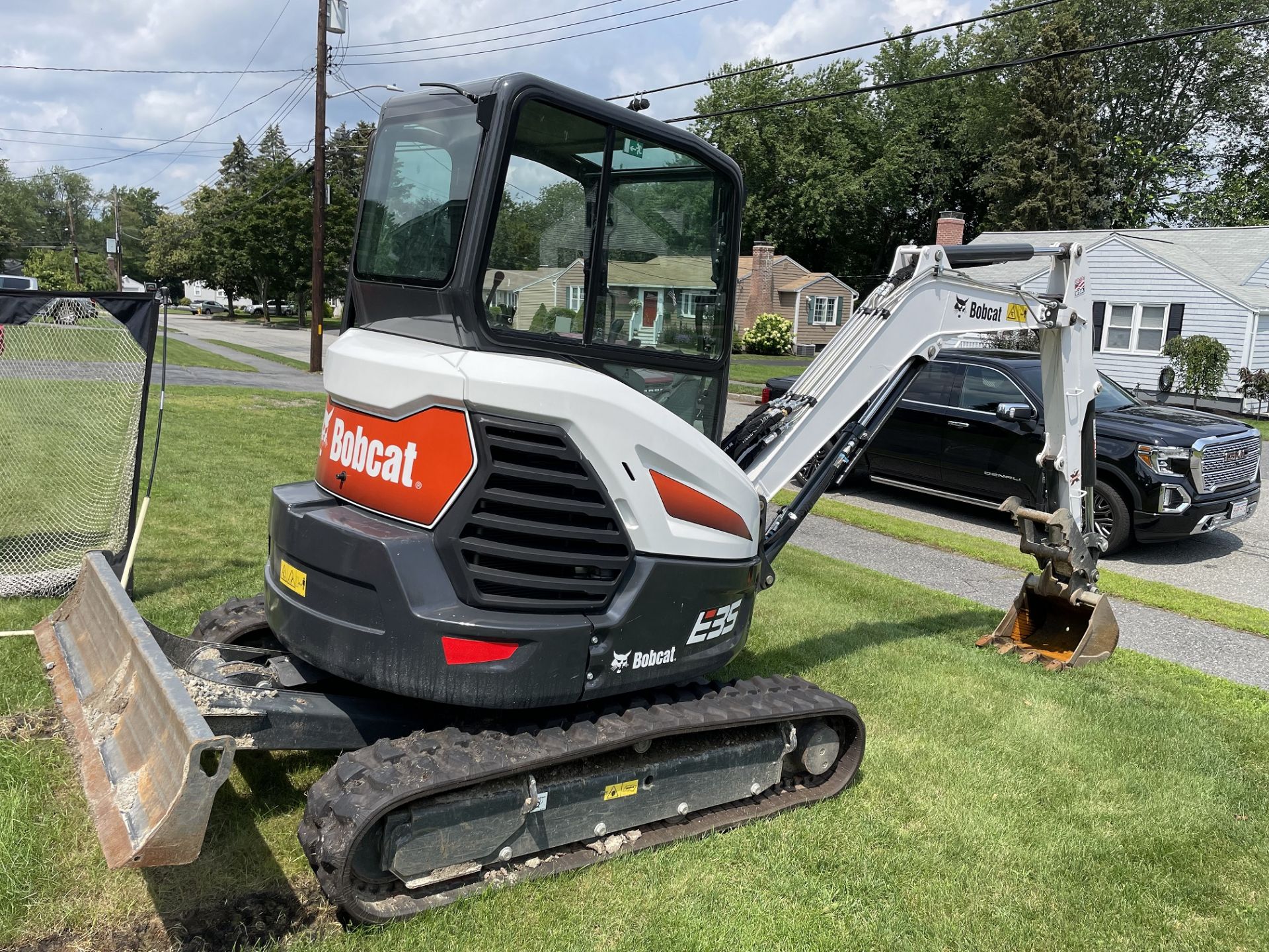 2020 Bobcat E35i Rubber Track Mini Excavator w/Bucket, Grapple & Pusher, Hrs: 195, P/N: B3Y216938 - Image 2 of 8