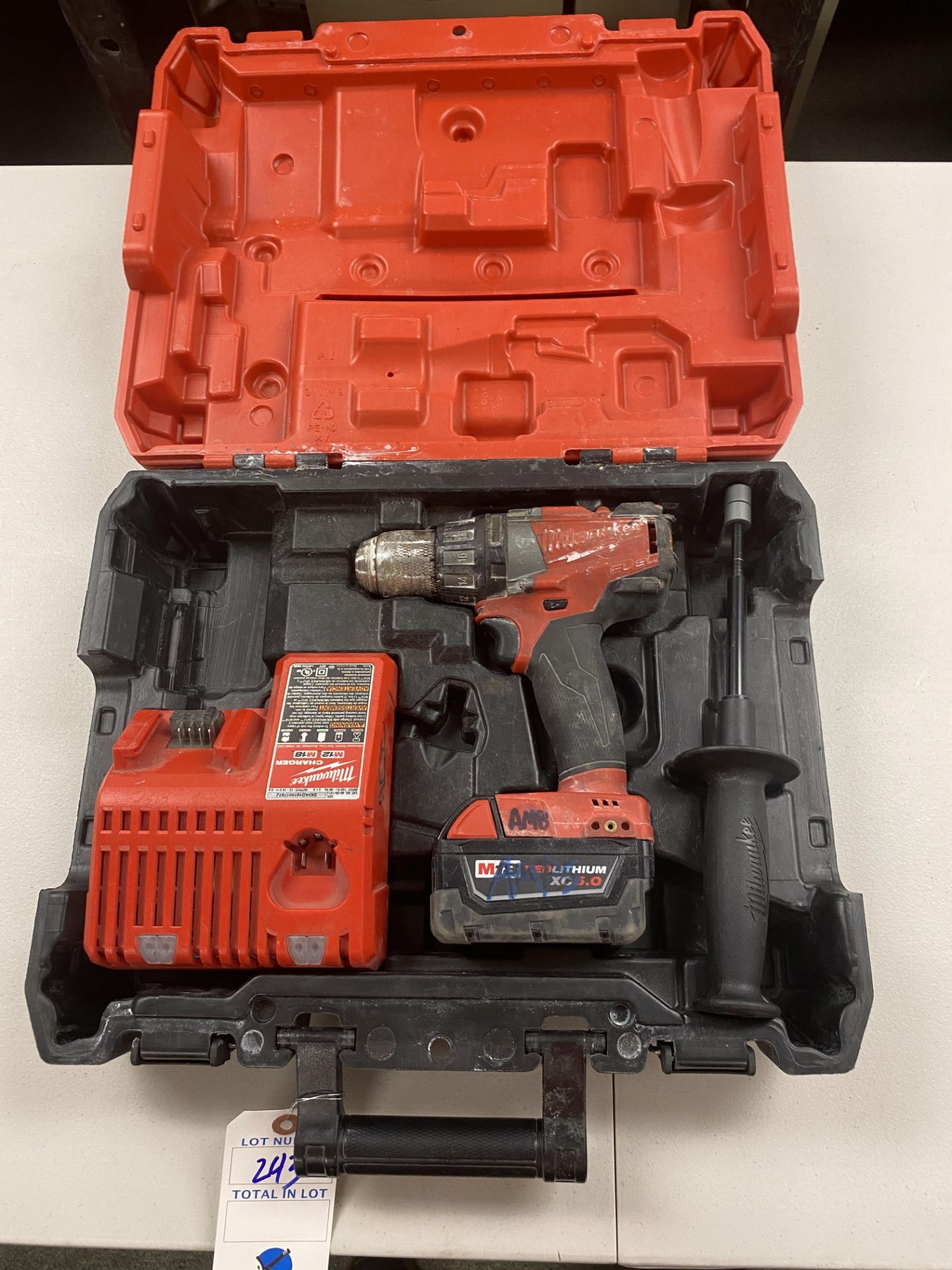 Milwaukee 1/2" Drill Driver w/ M18 Battery, Charger, and Case #2703-20