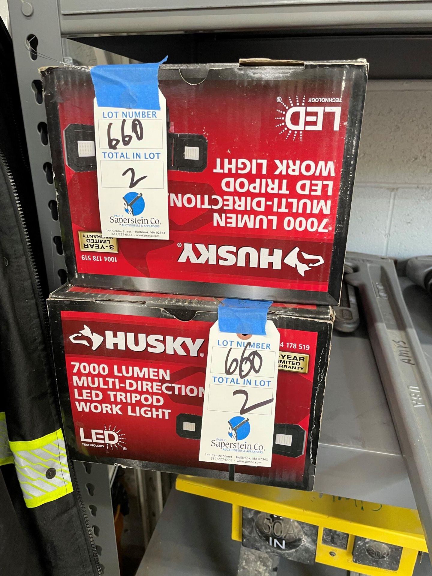 (2) Husky 7000 Lumen LED Trip Pod Work Lights (NIB)