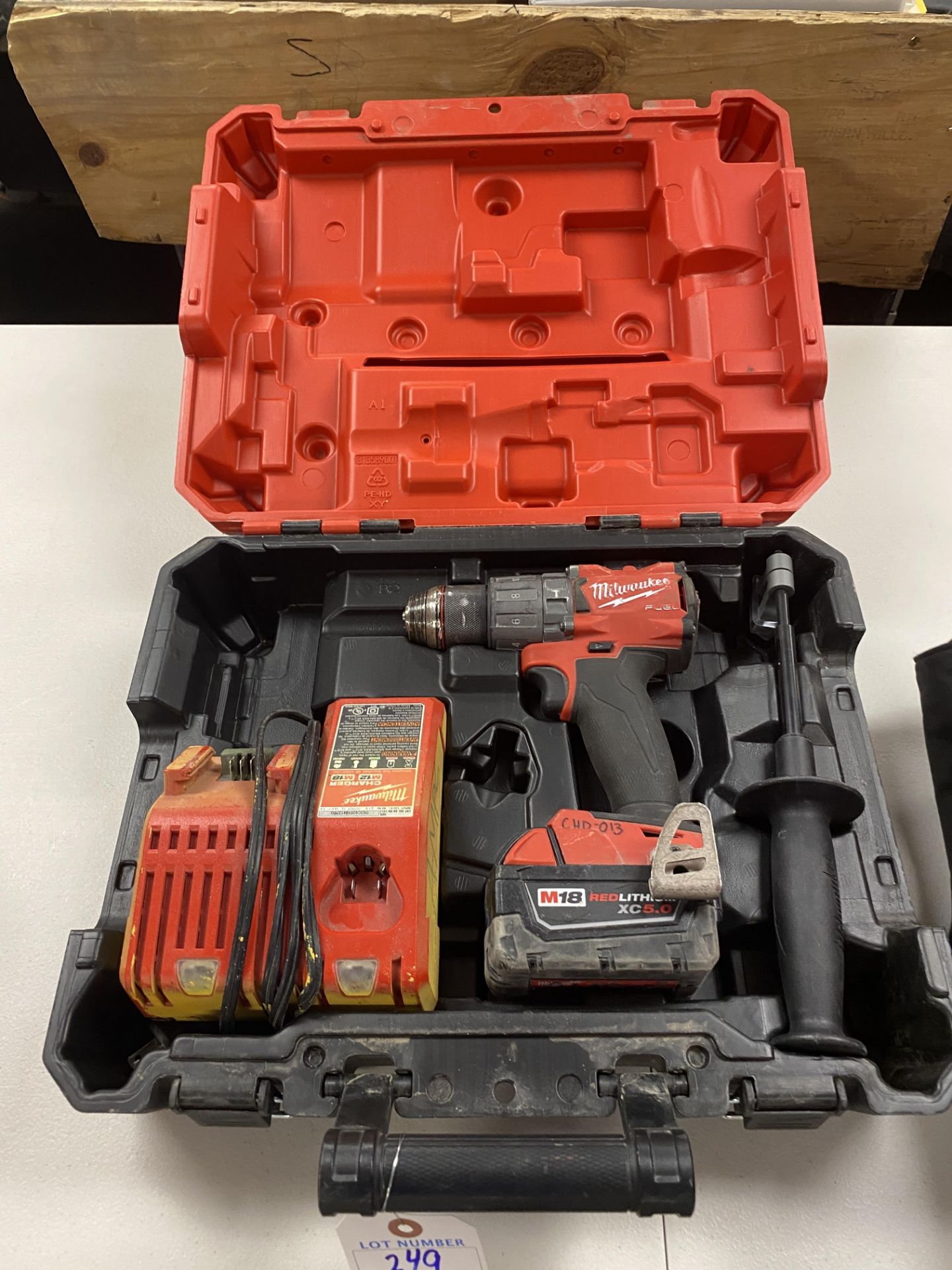 Milwaukee M18 1/2" Hammer Drill w/ Battery, Charger and Case #2804-20