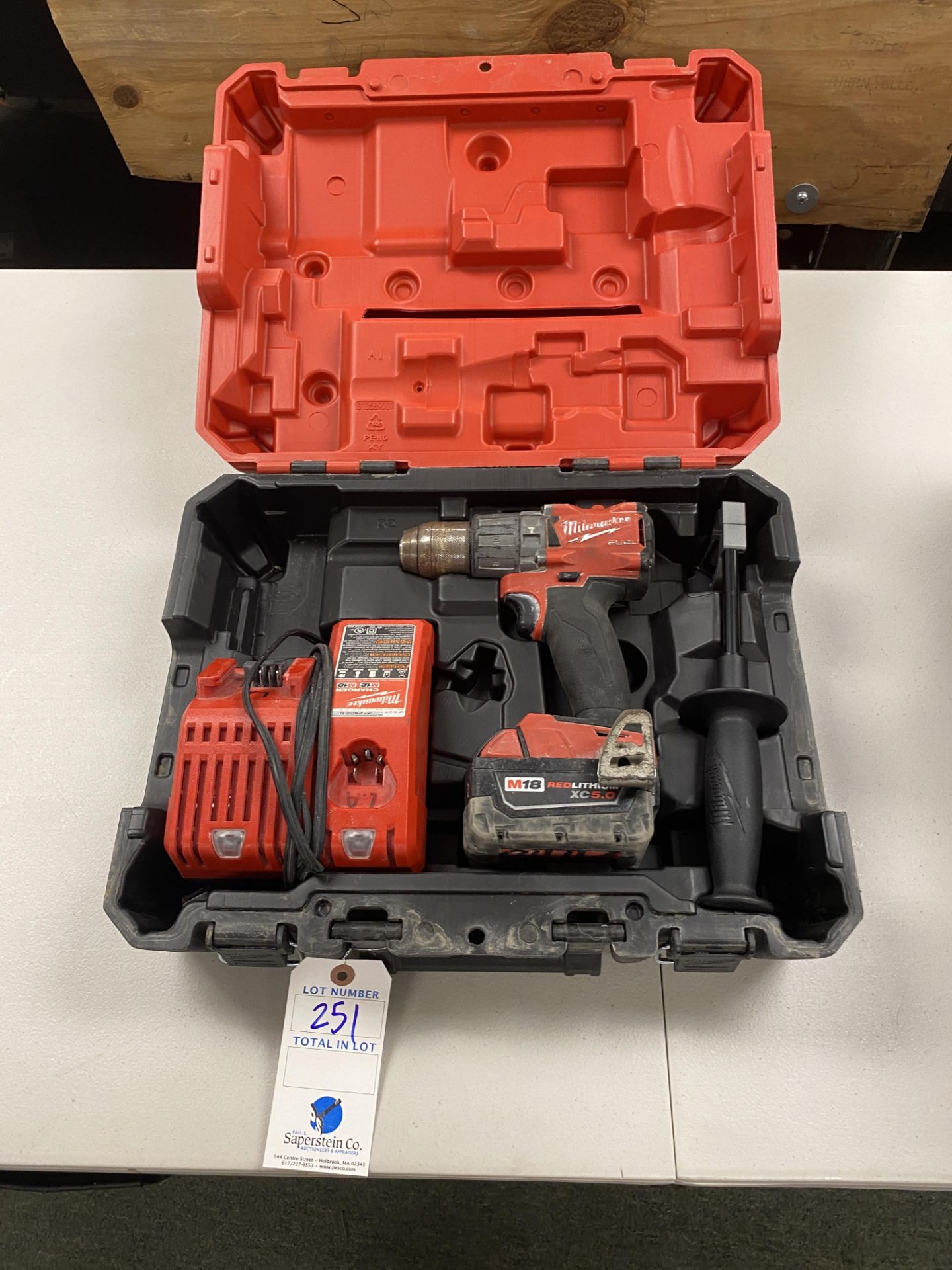 Milwaukee M18 1/2" Hammer Drill w/ Battery, Charger and Case #2804-20