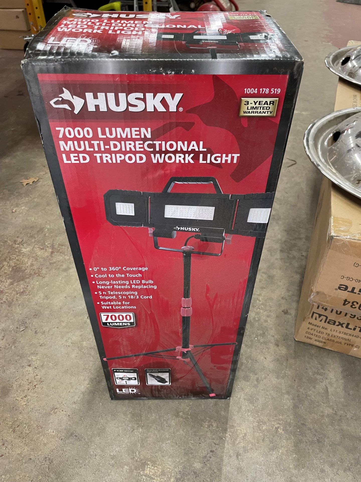 (2) Husky 7000 Lumen LED Trip Pod Work Lights (NIB) - Image 2 of 2