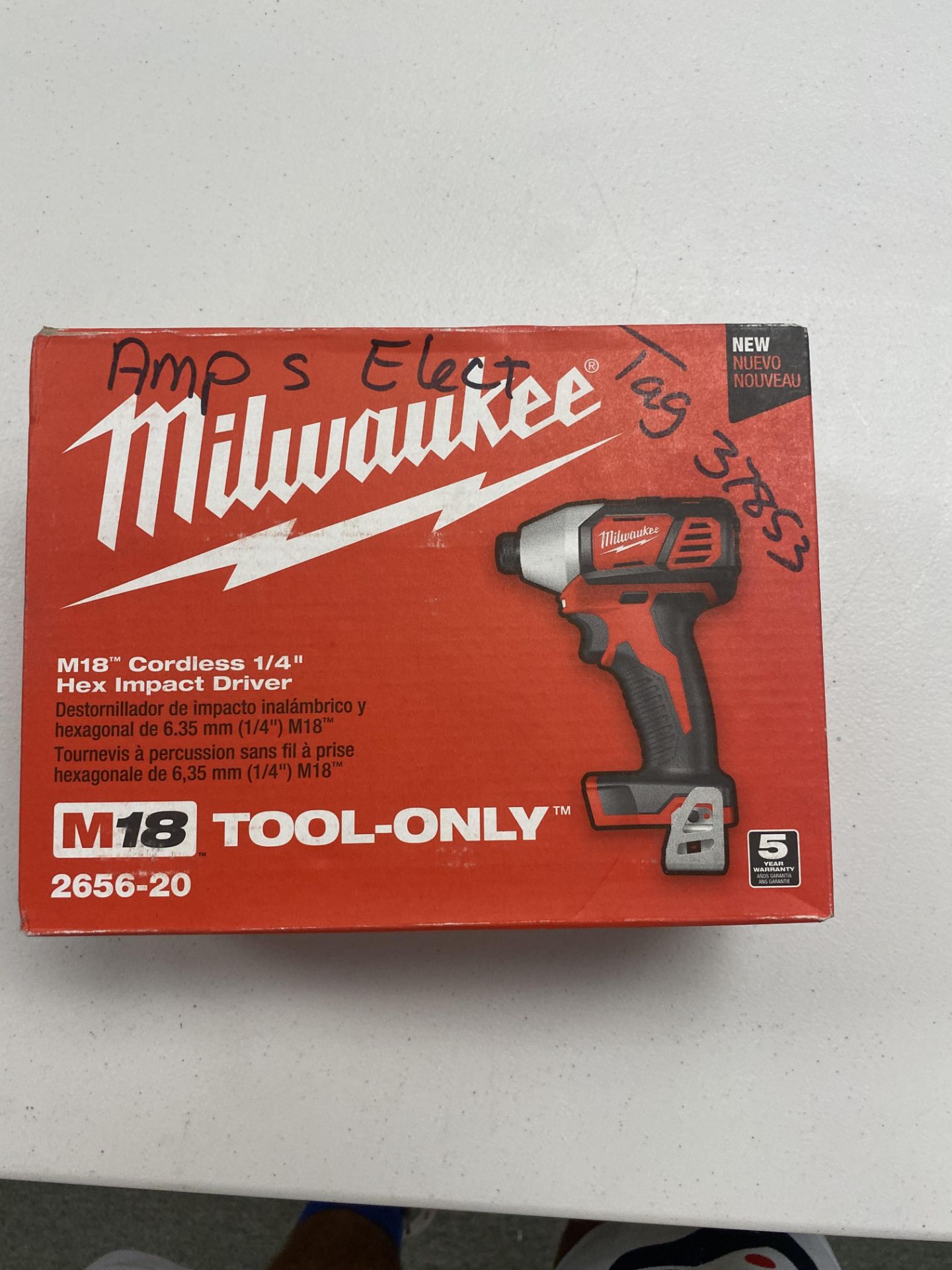 (NIB) Milwaukee Cordless 1/4" Hex Impact Driver M18 (Tool Only) #2656-20