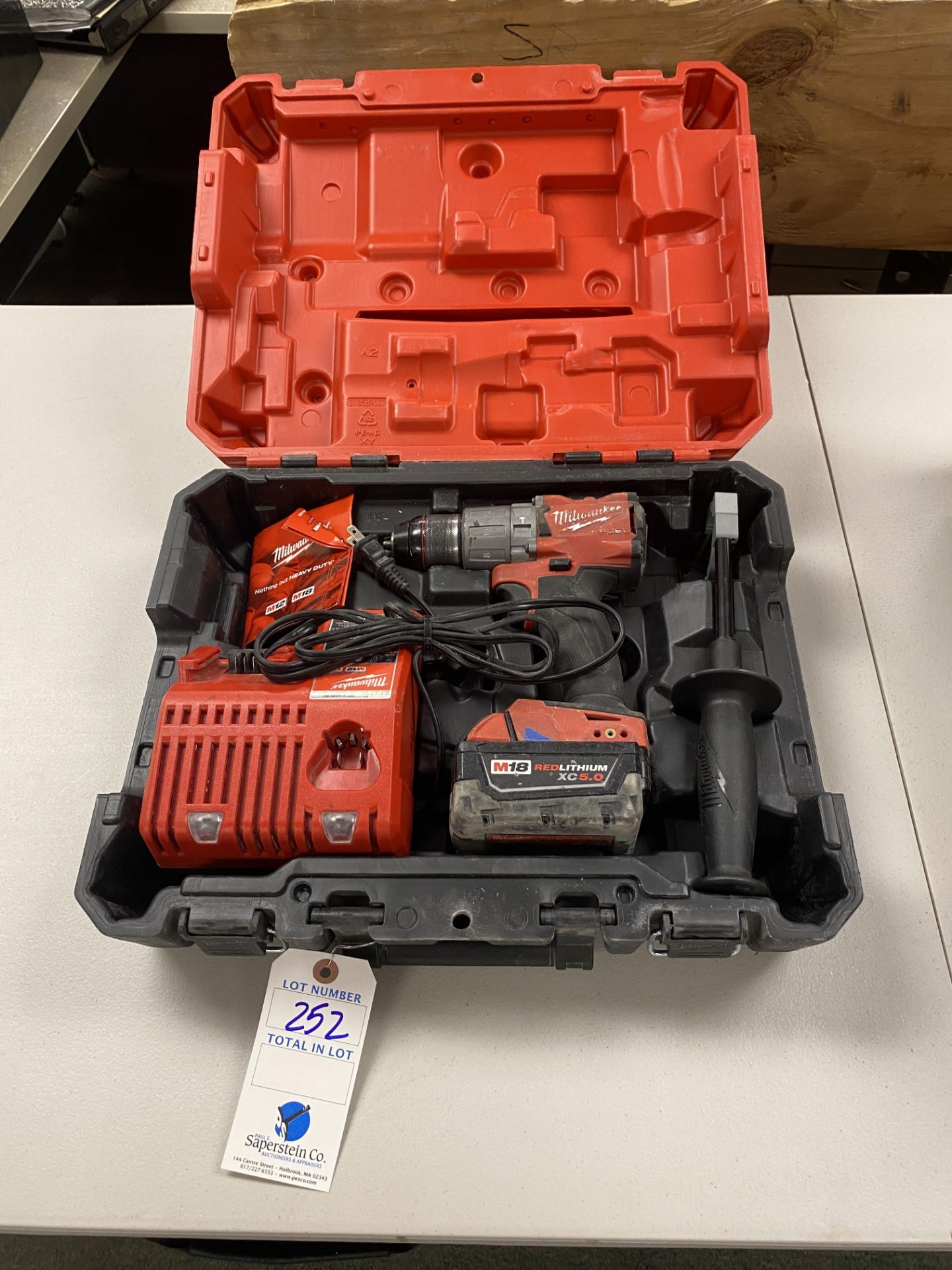 Milwaukee M18 1/2" Hammer Drill w/ Battery, Charger and Case #2804-20