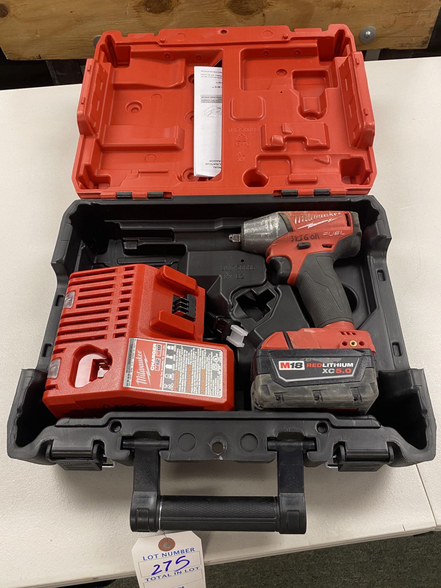 Milwaukee M18 3/8" Impact w/ Battery, Charger and Case #2754-20